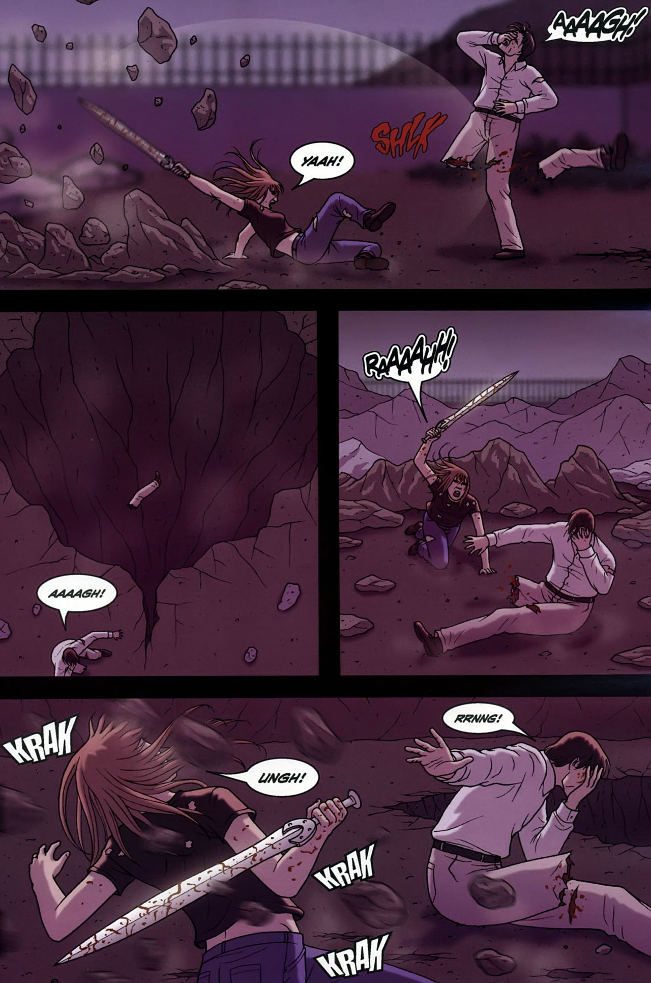 Read online The Sword comic -  Issue #16 - 17