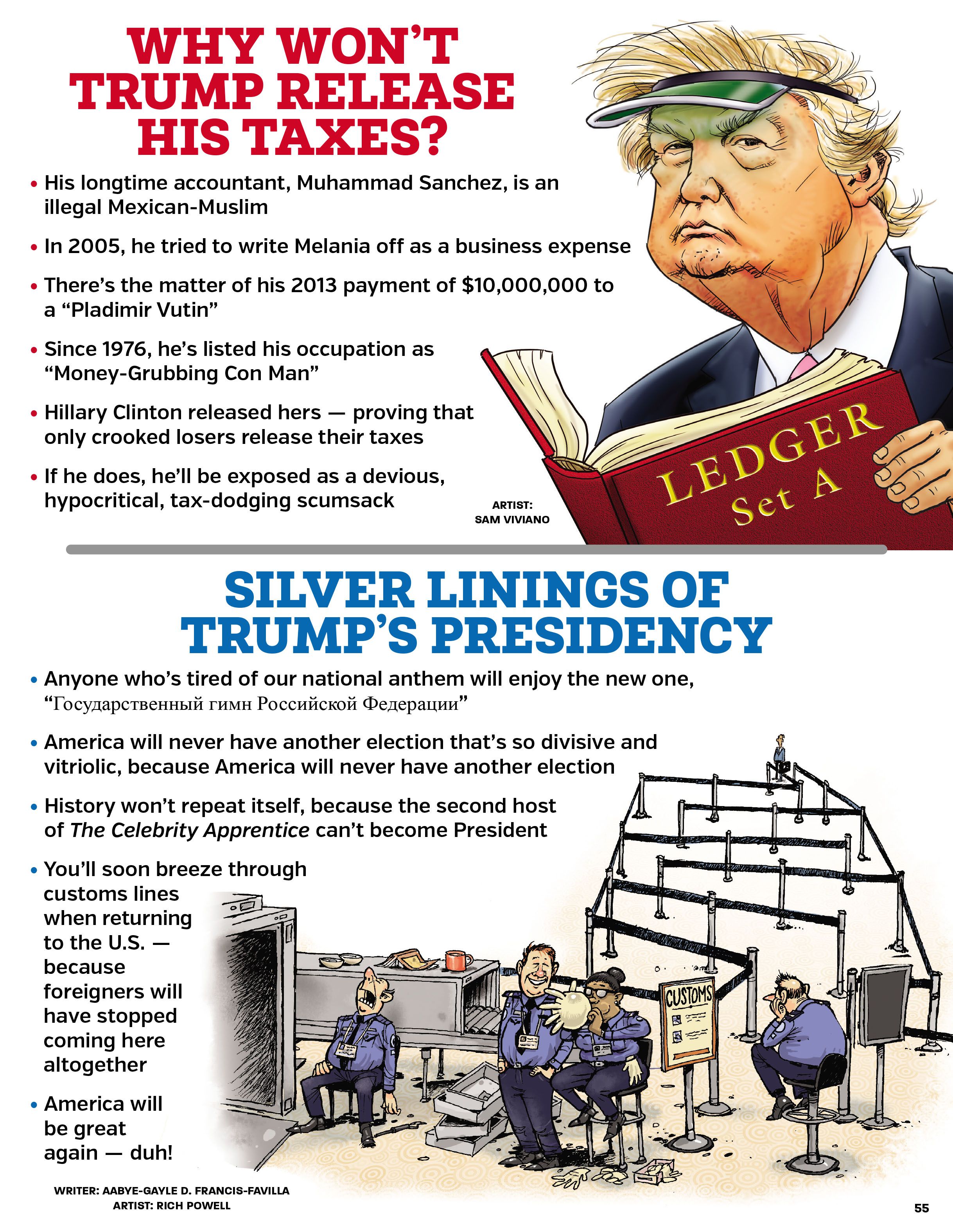 Read online MAD About Trump: A Brilliant Look at Our Brainless President comic -  Issue # TPB - 57