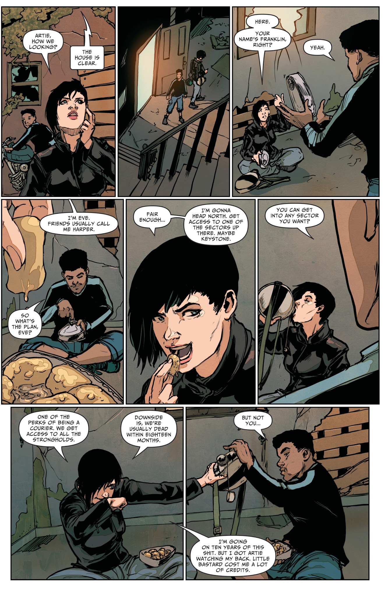 Read online The Courier: From the Ashes comic -  Issue #4 - 17