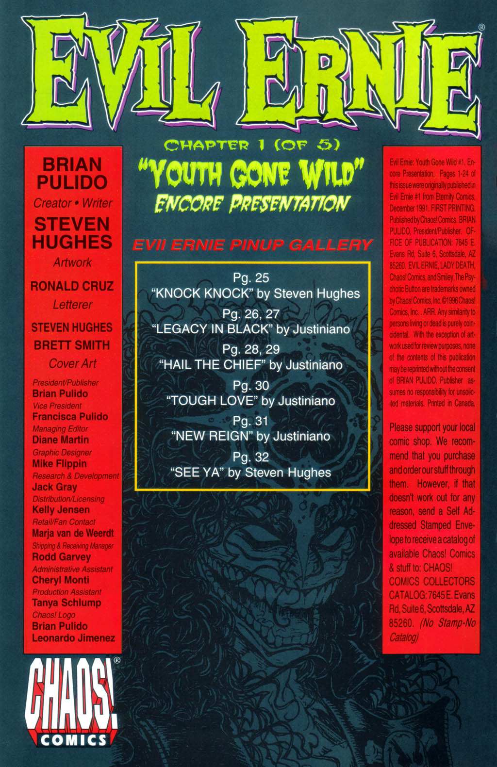 Read online Evil Ernie: Youth Gone Wild - Encore Presentation comic -  Issue #1 - 2