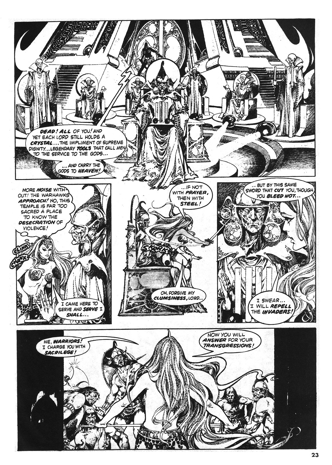 Read online Vampirella (1969) comic -  Issue #67 - 23