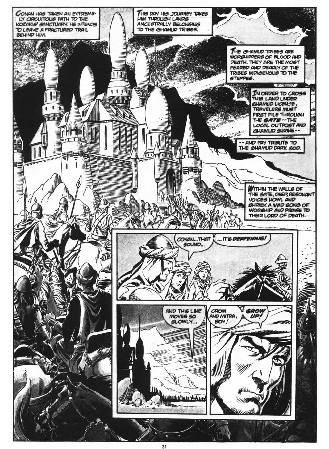 Read online The Savage Sword Of Conan comic -  Issue #160 - 33