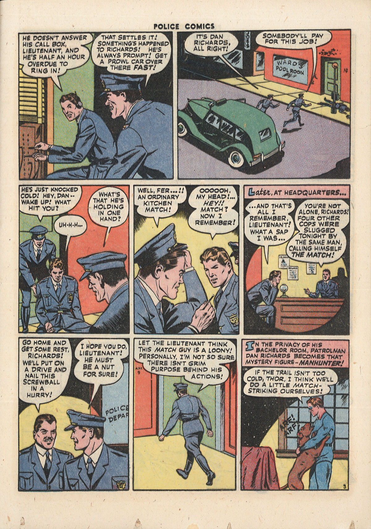 Read online Police Comics comic -  Issue #37 - 21