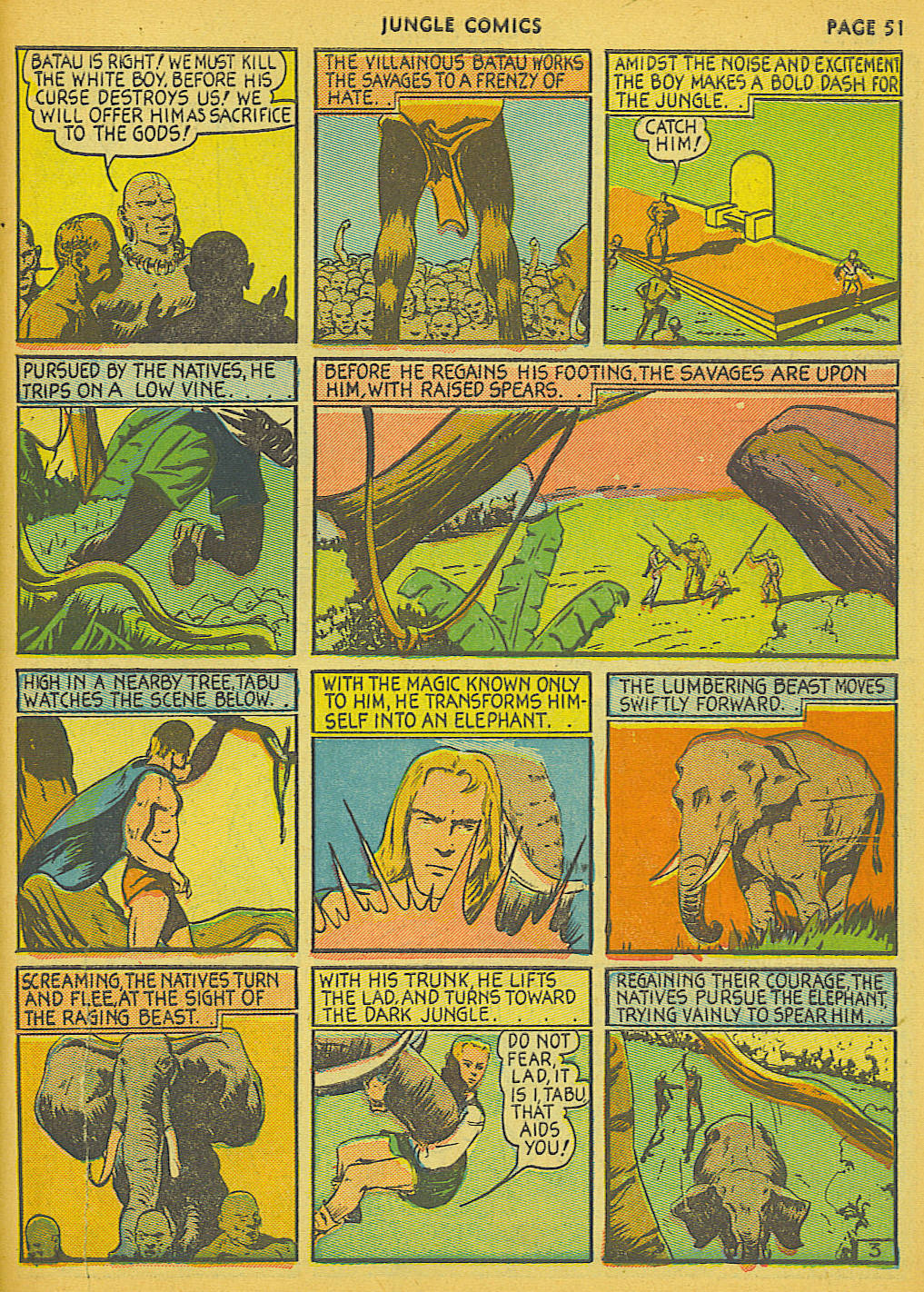 Read online Jungle Comics comic -  Issue #6 - 53