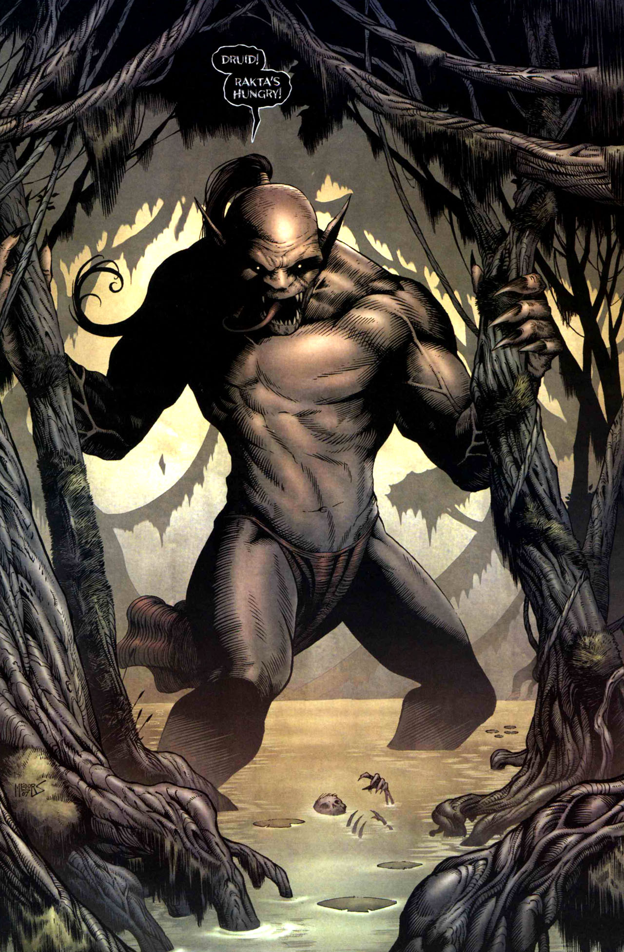Read online Frank Frazetta's Swamp Demon comic -  Issue # Full - 18