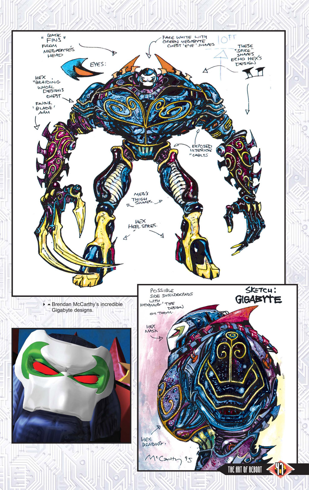 Read online The Art of Reboot comic -  Issue # TPB - 46