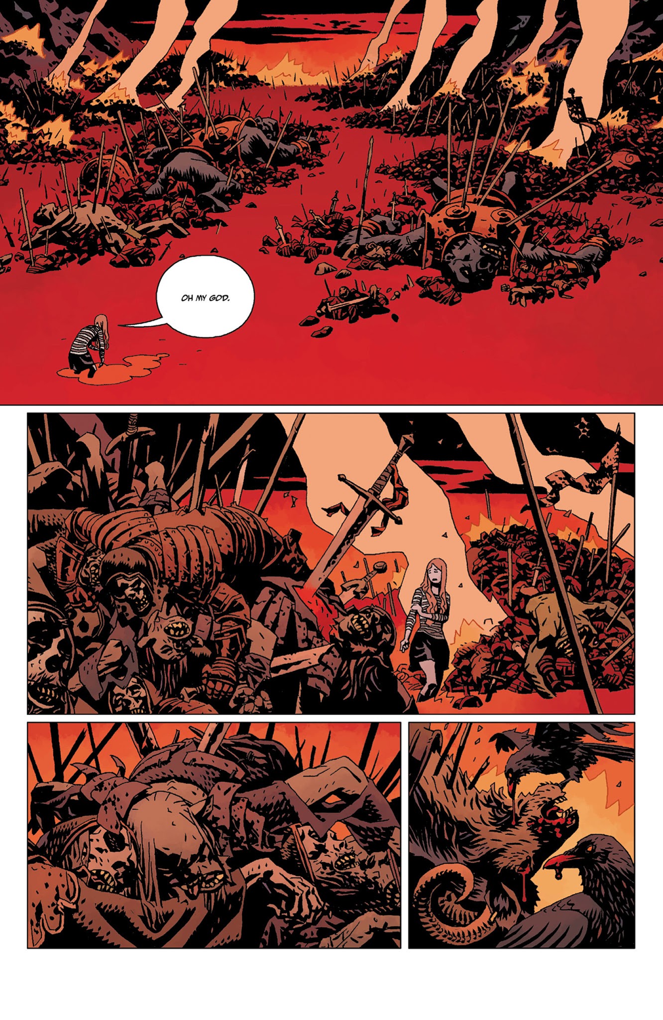 Read online Hellboy: The Storm And The Fury comic -  Issue # TPB - 133