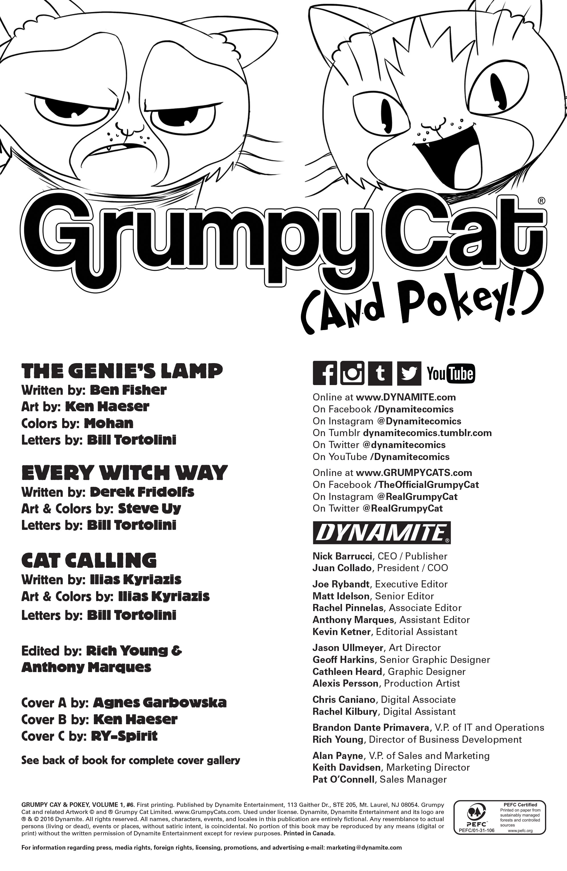 Read online Grumpy Cat & Pokey comic -  Issue #6 - 2