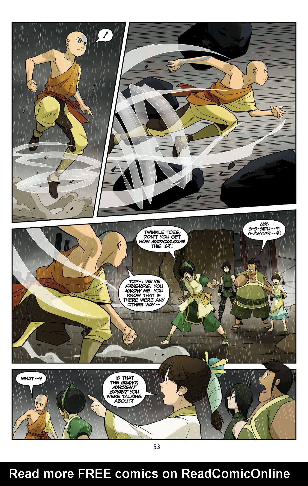 Read online Nickelodeon Avatar: The Last Airbender - The Rift comic -  Issue # Part 3 - 54