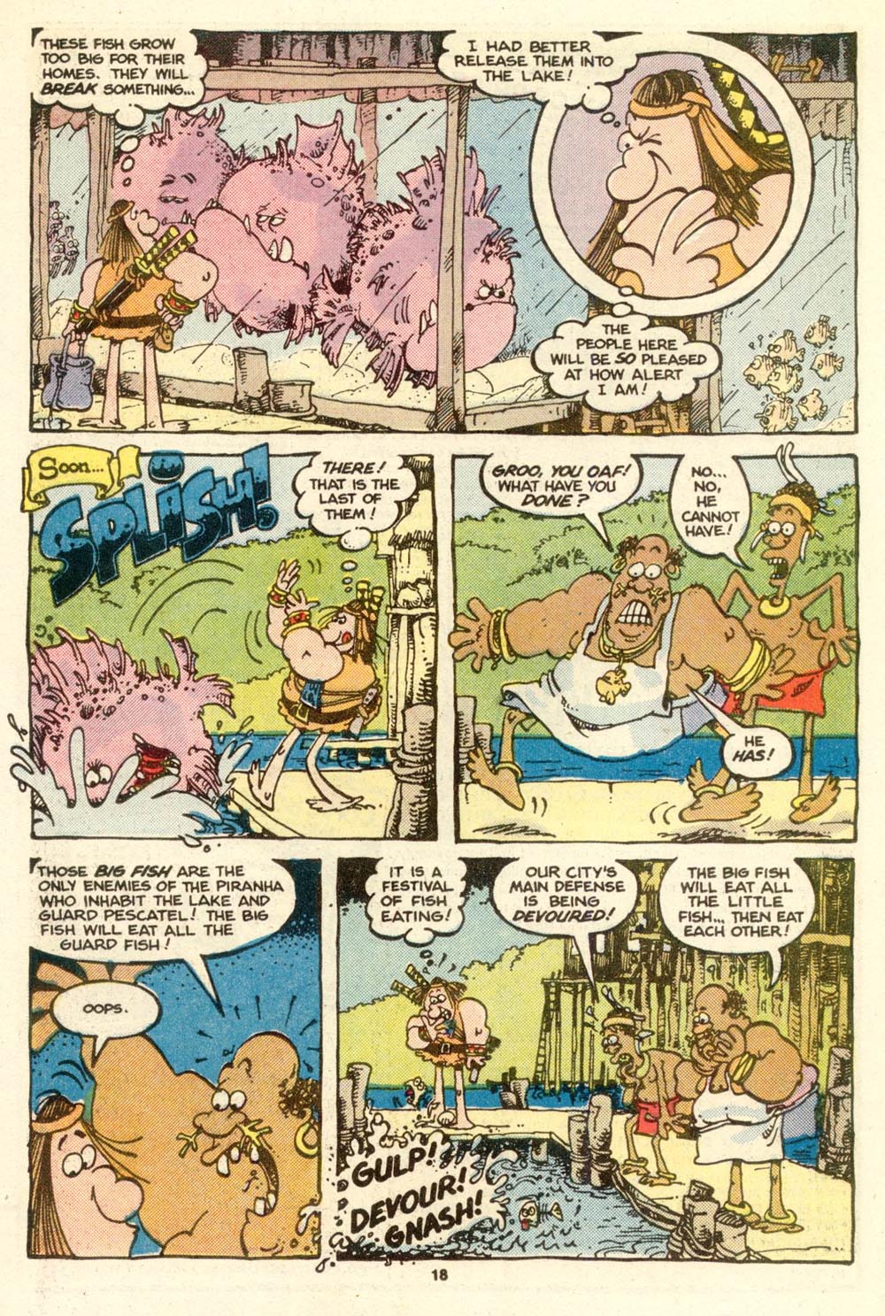 Read online Sergio Aragonés Groo the Wanderer comic -  Issue #17 - 18