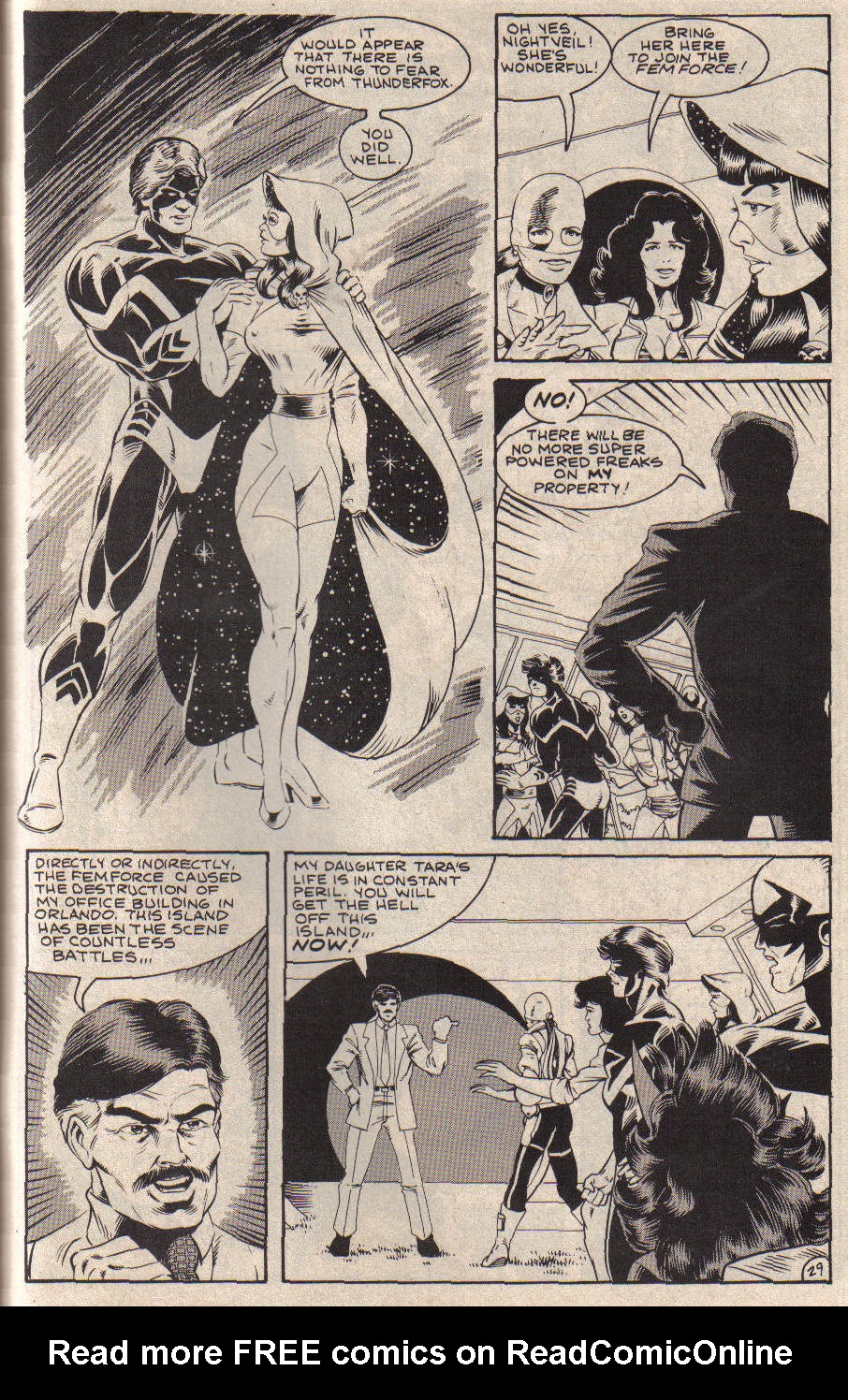 Read online Femforce comic -  Issue #17 - 35