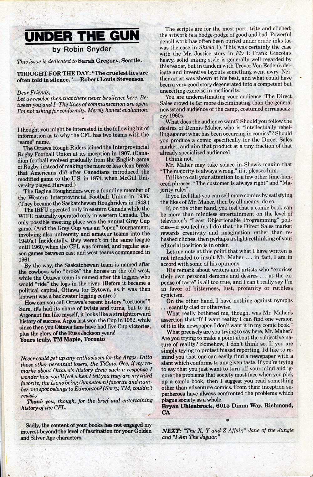 Read online The Fly (1983) comic -  Issue #4 - 20