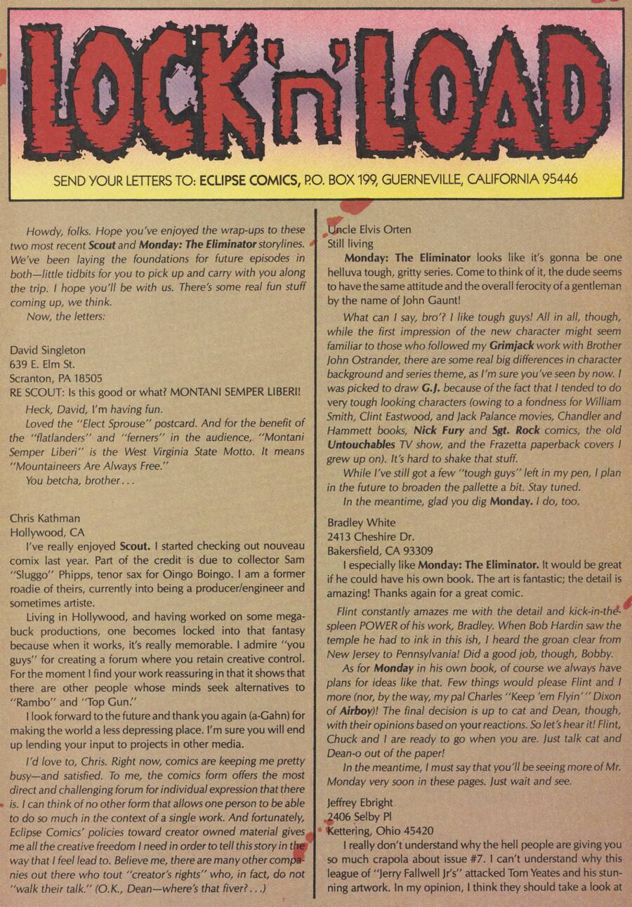 Read online Scout comic -  Issue #14 - 20