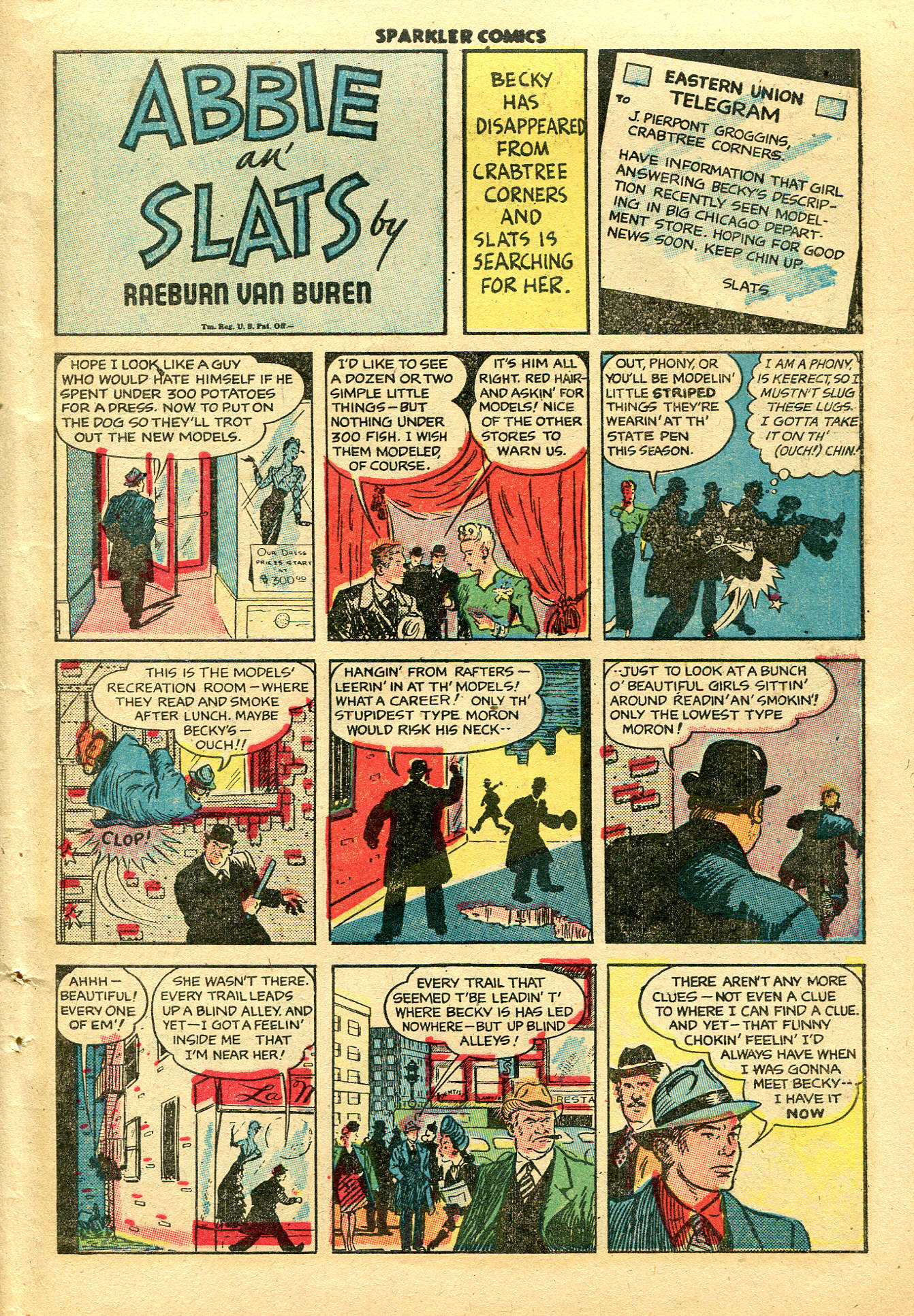 Read online Sparkler Comics comic -  Issue #73 - 39