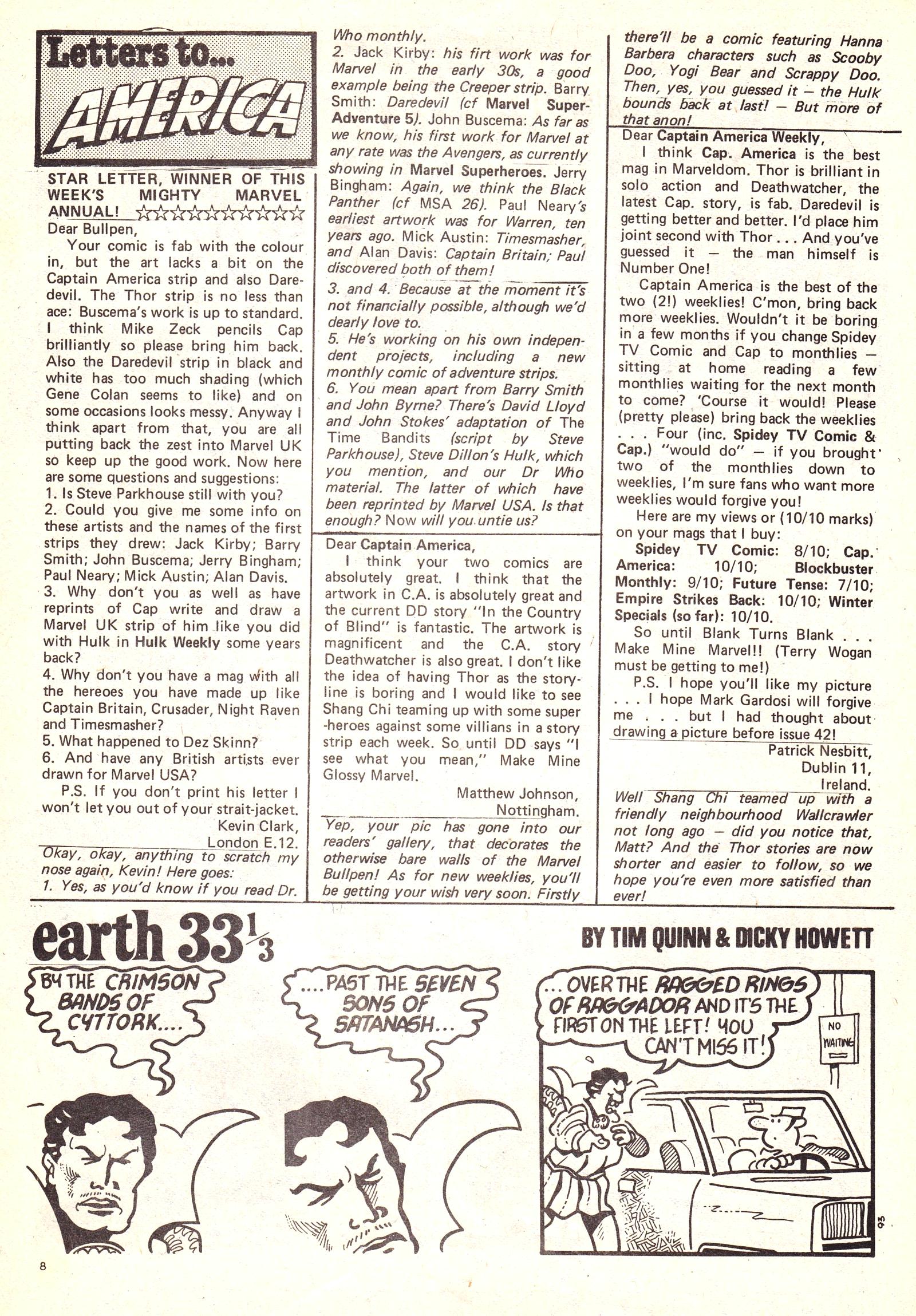 Read online Captain America (1981) comic -  Issue #50 - 8