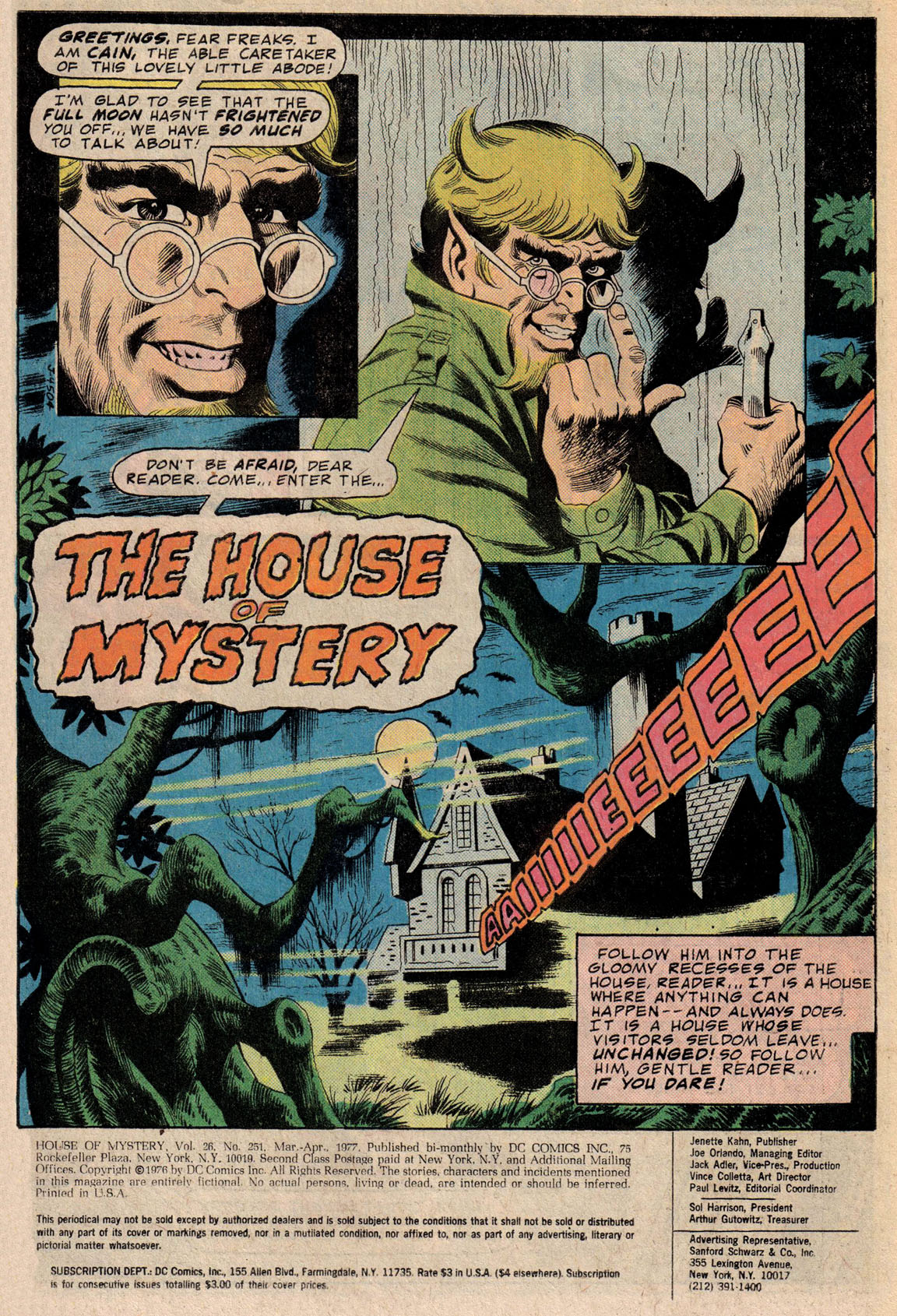 Read online House of Mystery (1951) comic -  Issue #251 - 3