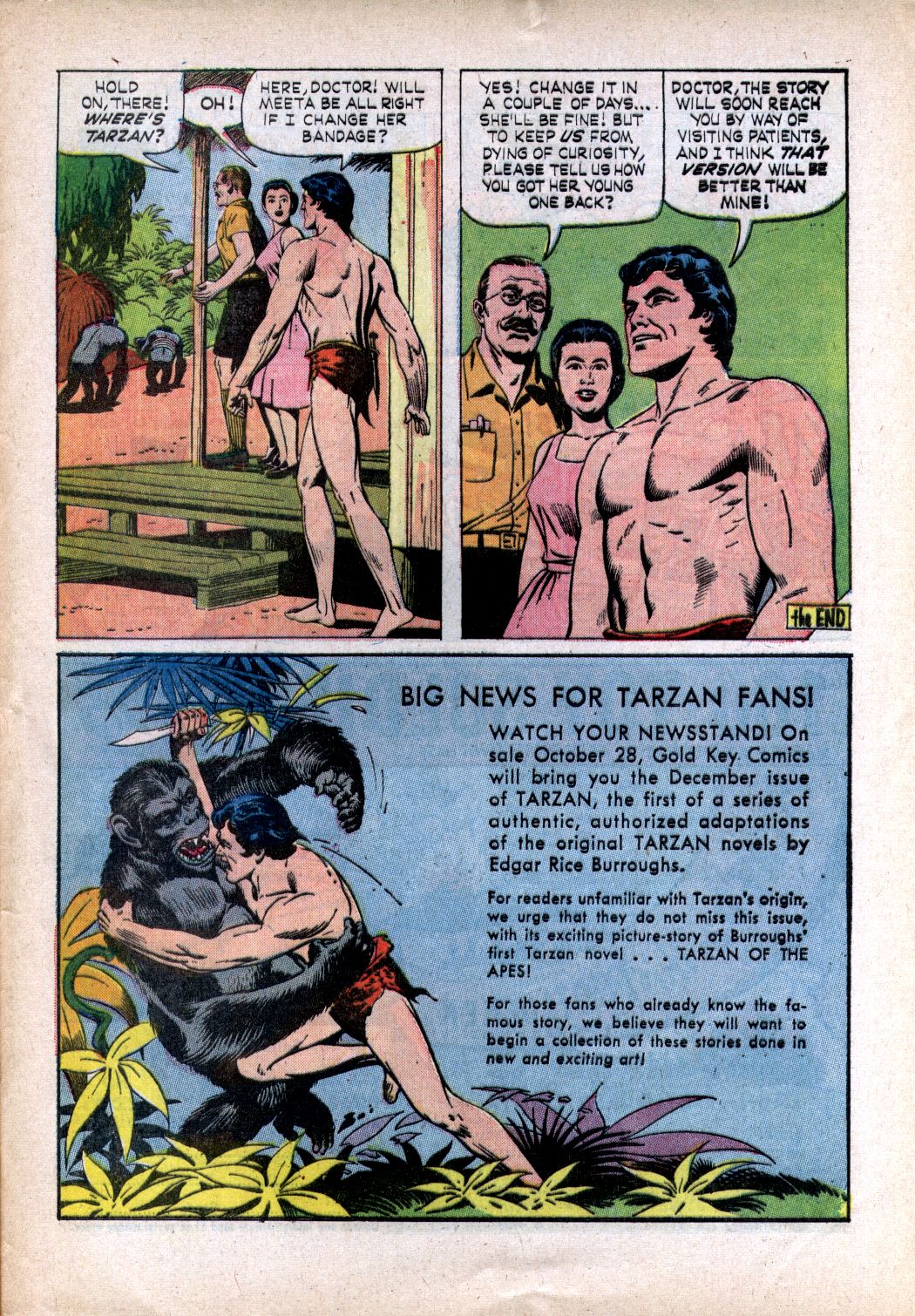 Read online Tarzan (1962) comic -  Issue #154 - 31