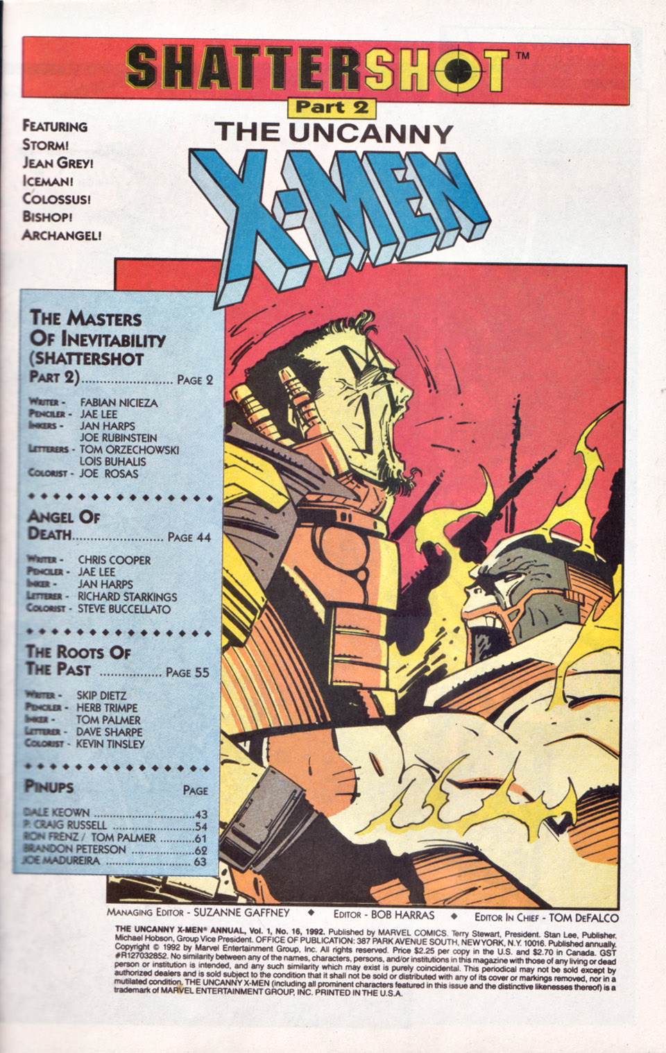 Read online Uncanny X-Men (1963) comic -  Issue # _Annual 16 - 2
