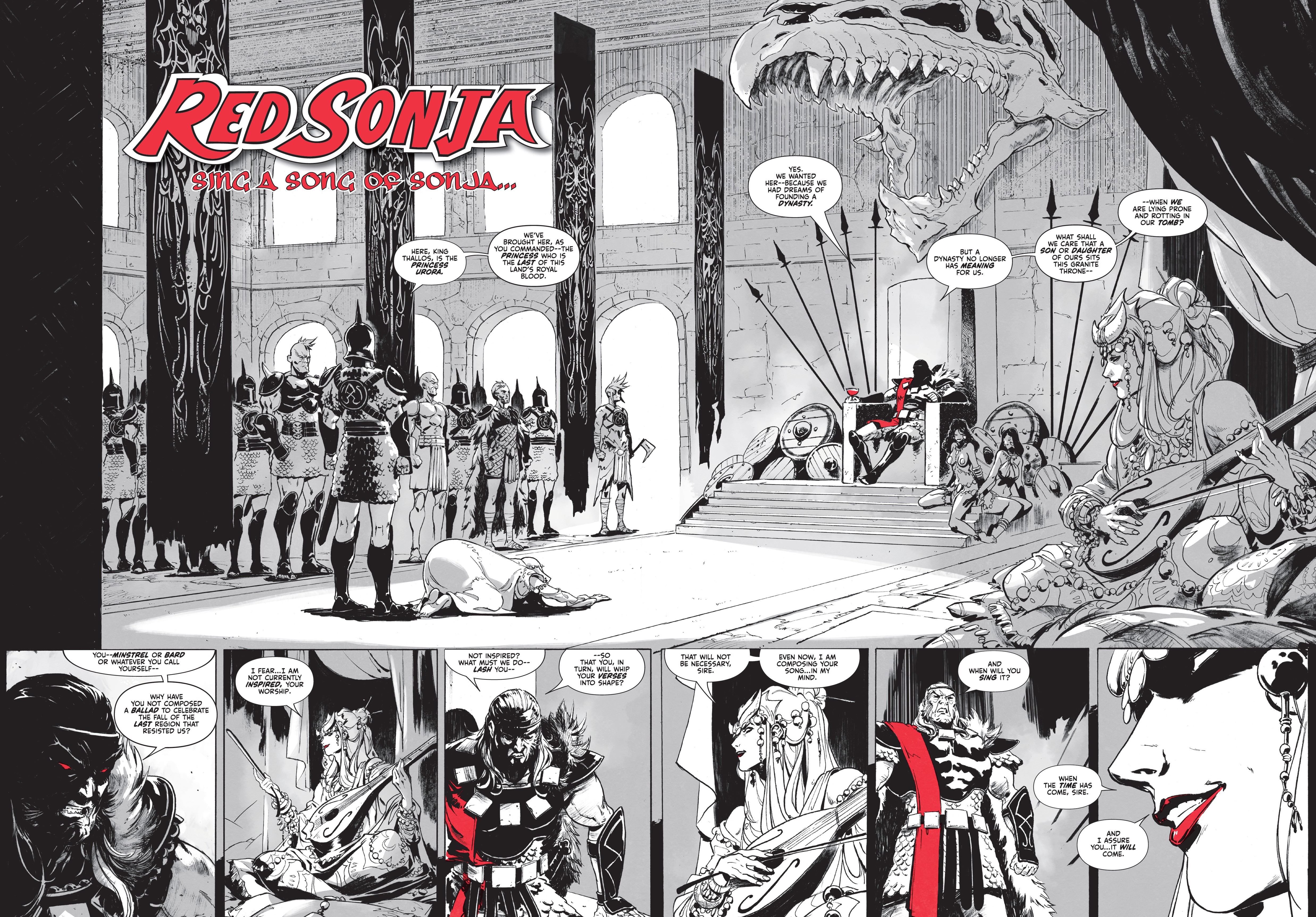 Read online Red Sonja: Ballad of the Red Goddess comic -  Issue # TPB - 14