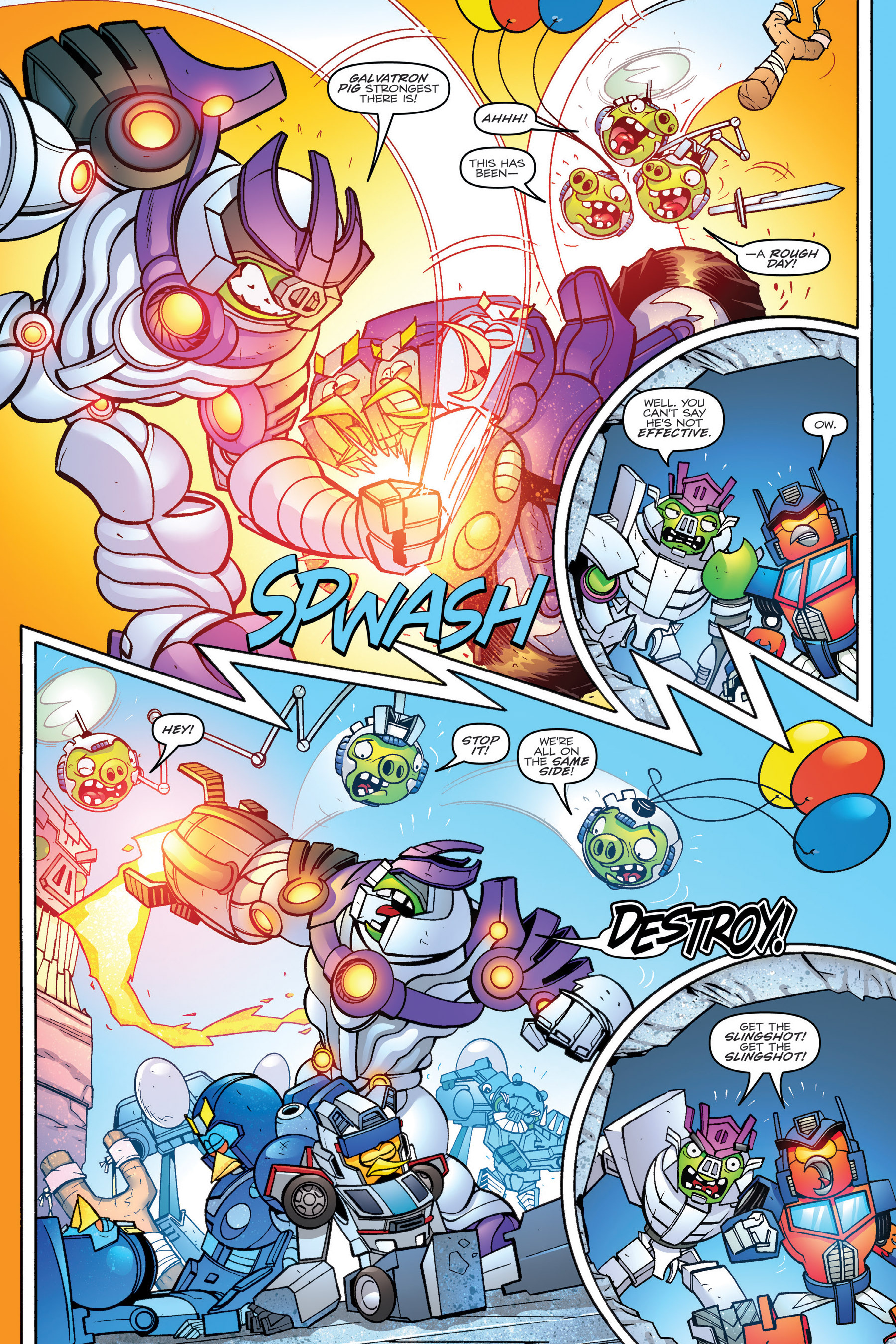 Read online Angry Birds Transformers: Age of Eggstinction comic -  Issue # Full - 82