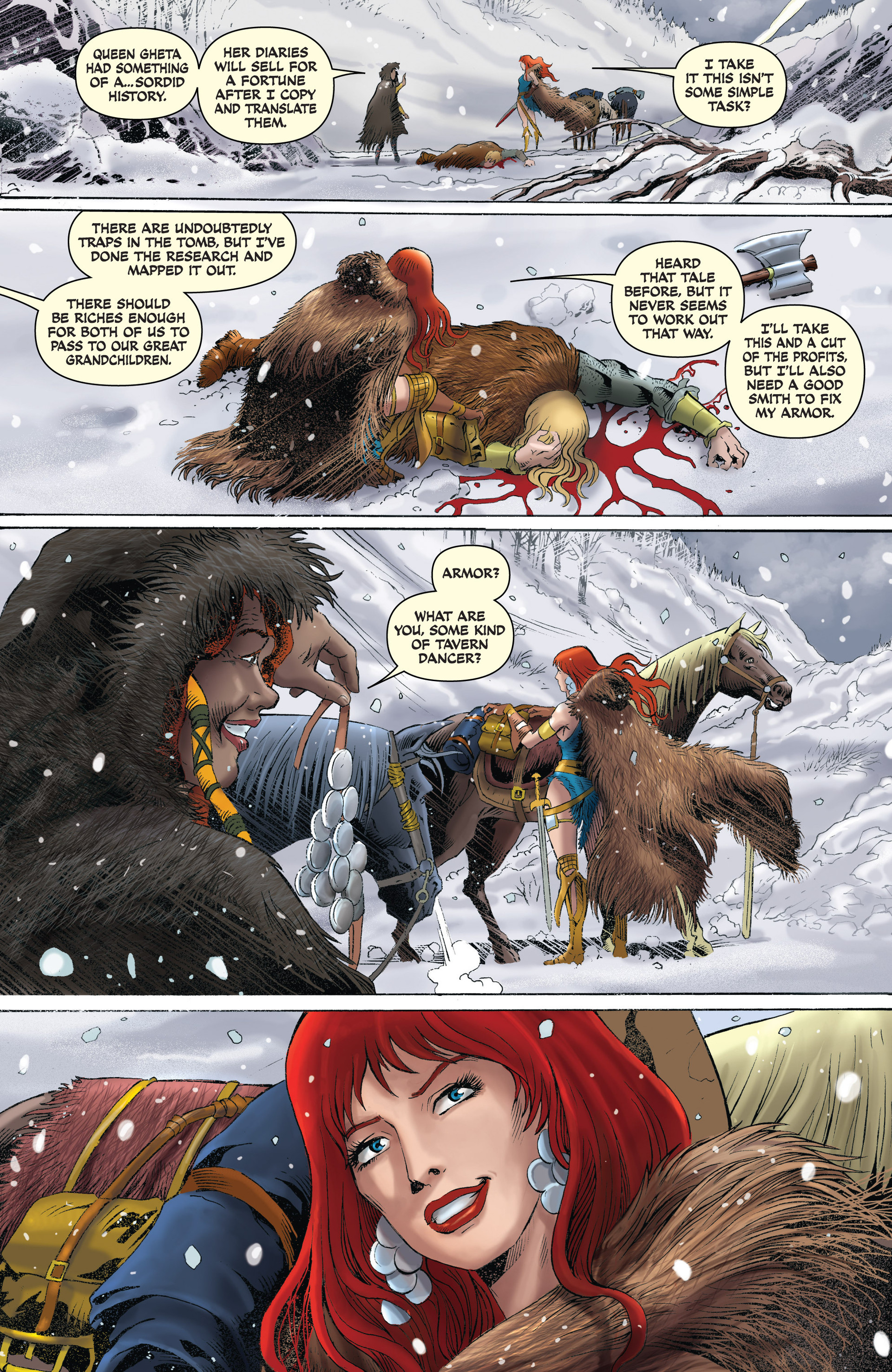 Read online Red Sonja: Unchained comic -  Issue #1 - 23