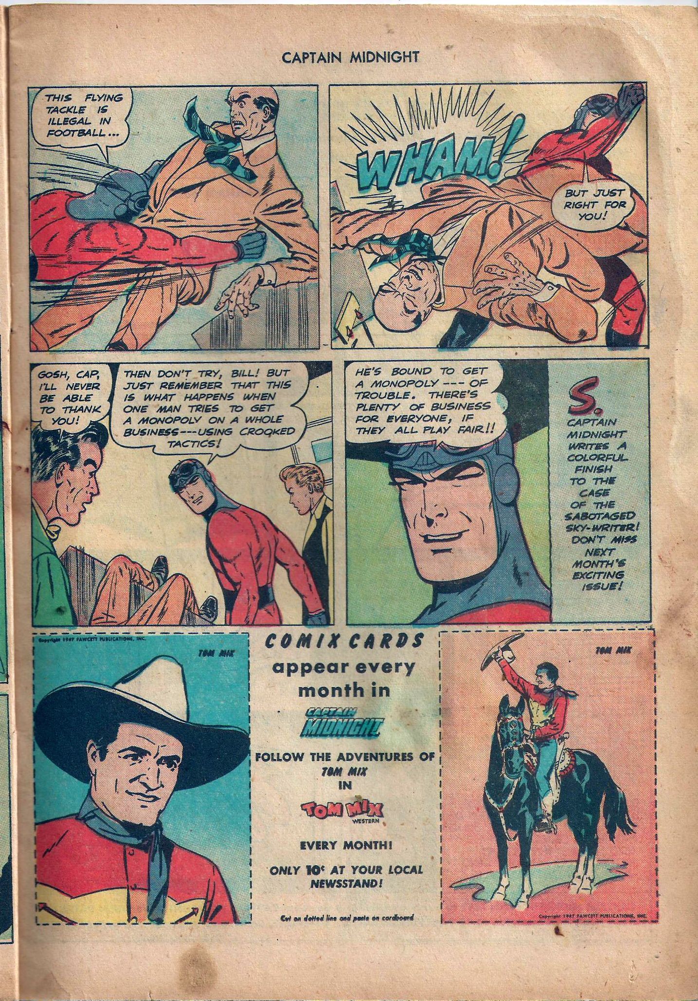Read online Captain Midnight (1942) comic -  Issue #59 - 10