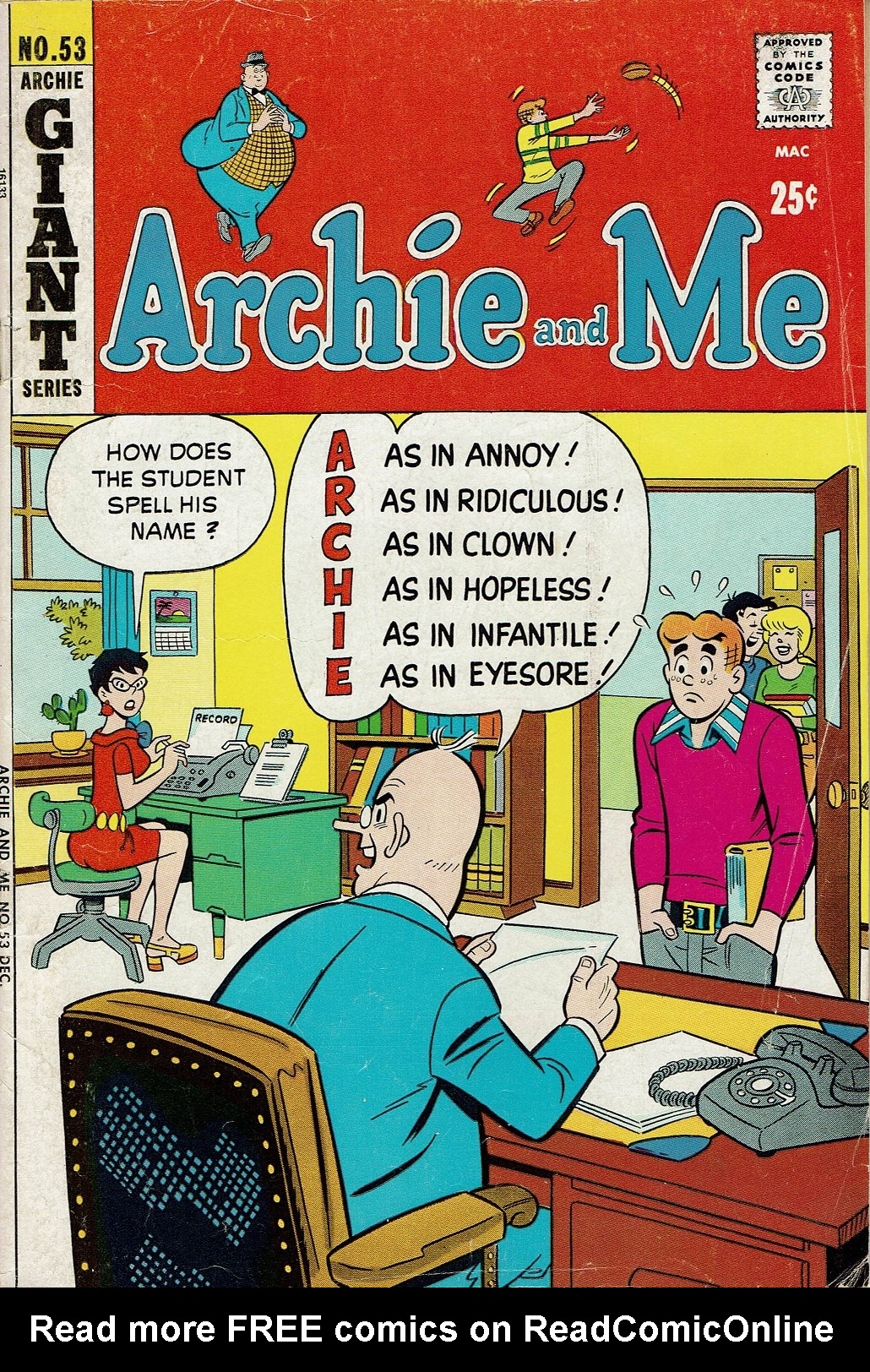 Read online Archie and Me comic -  Issue #53 - 1