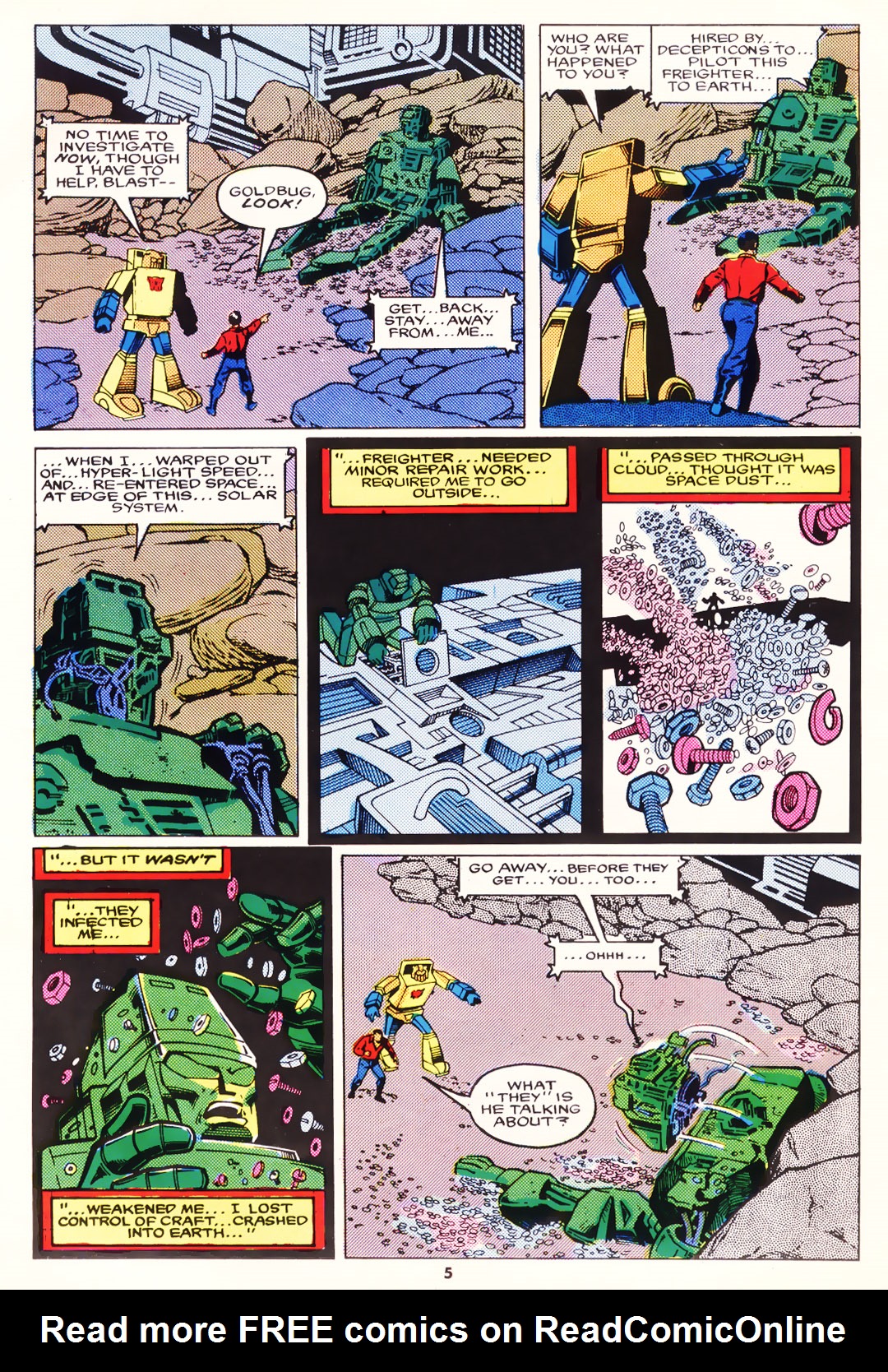 Read online The Transformers (UK) comic -  Issue #124 - 5