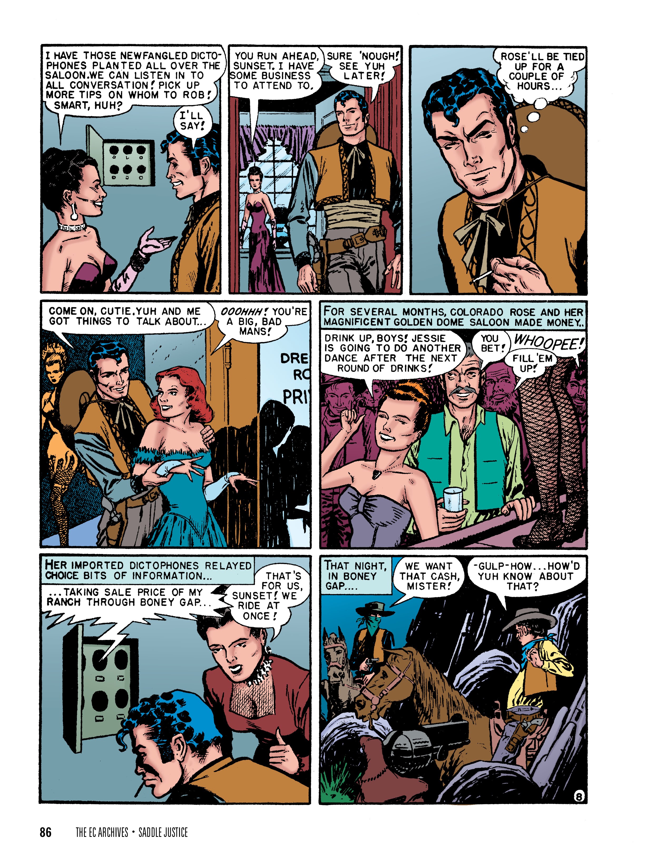 Read online The EC Archives: Saddle Justice comic -  Issue # TPB (Part 1) - 88