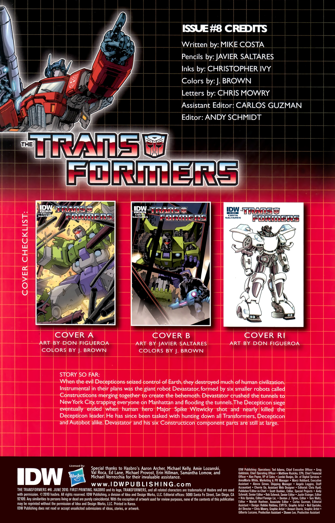 Read online The Transformers (2009) comic -  Issue #8 - 3