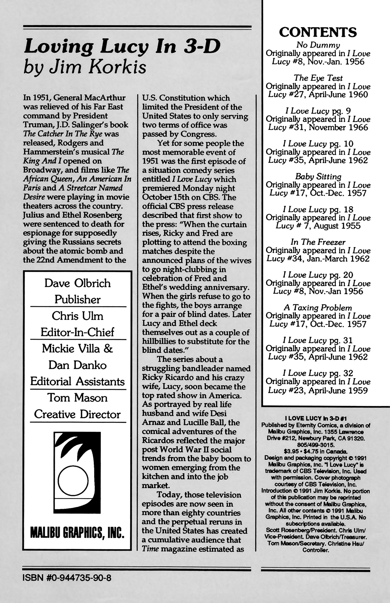 Read online I Love Lucy in 3-D comic -  Issue # Full - 2