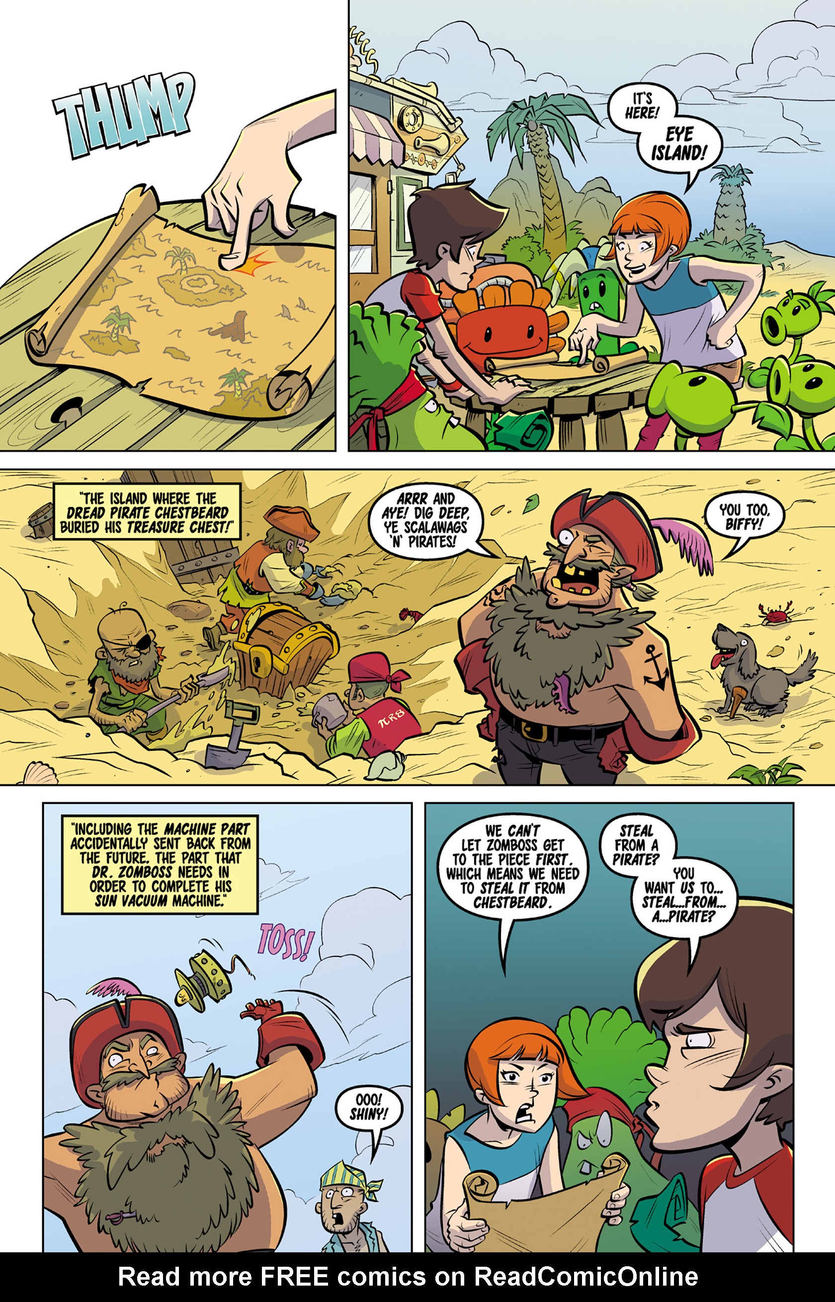 Read online Plants vs. Zombies: Timepocalypse comic -  Issue #5 - 4