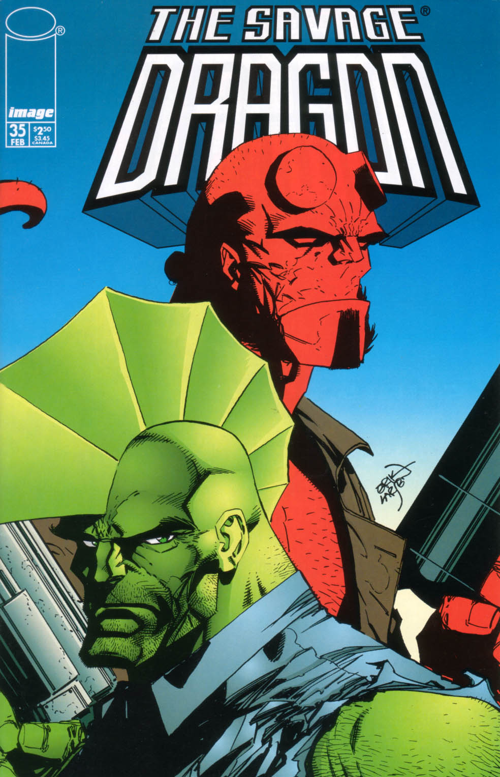 Read online The Savage Dragon (1993) comic -  Issue #35 - 1