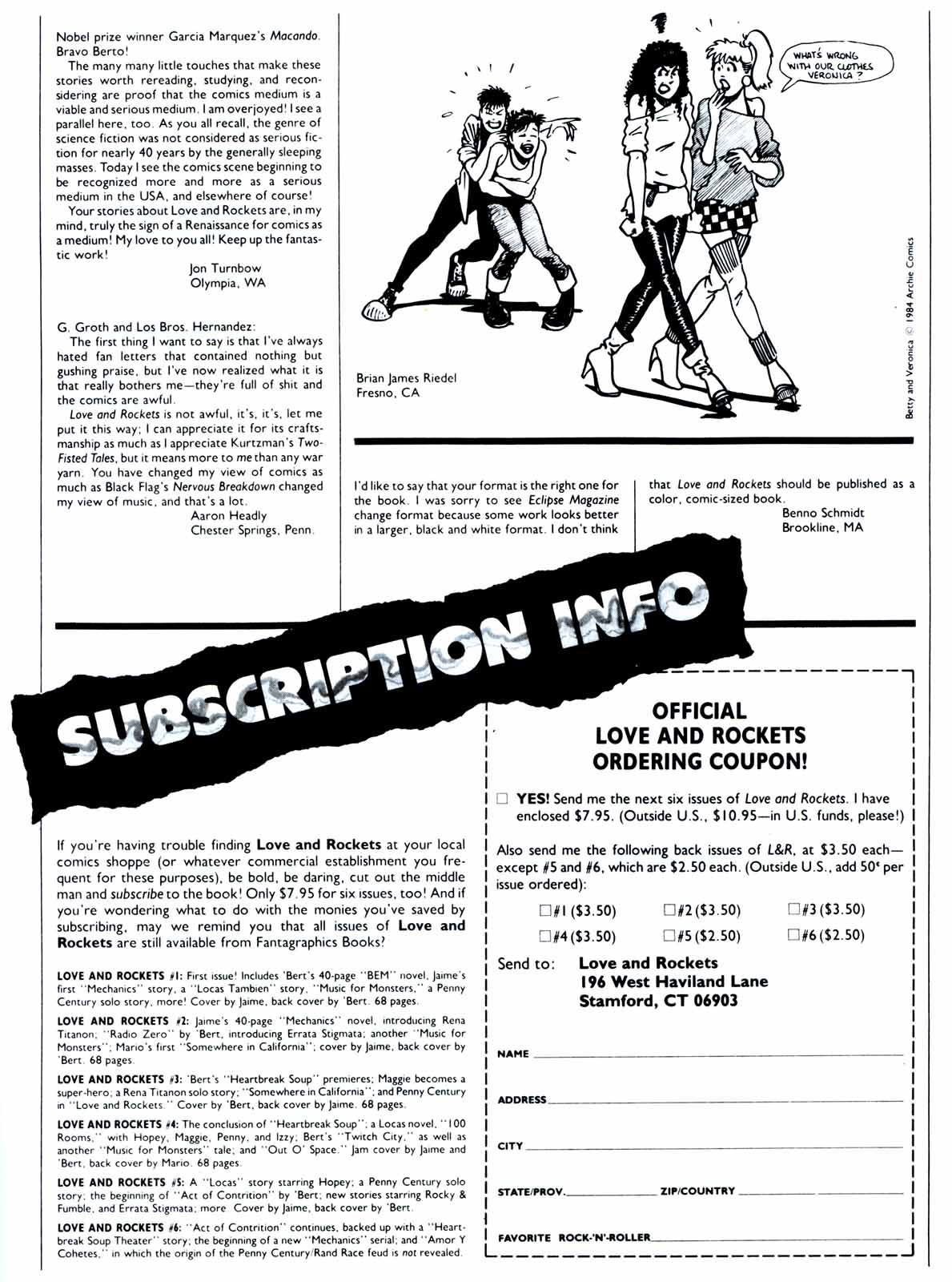 Read online Love and Rockets (1982) comic -  Issue #7 - 33