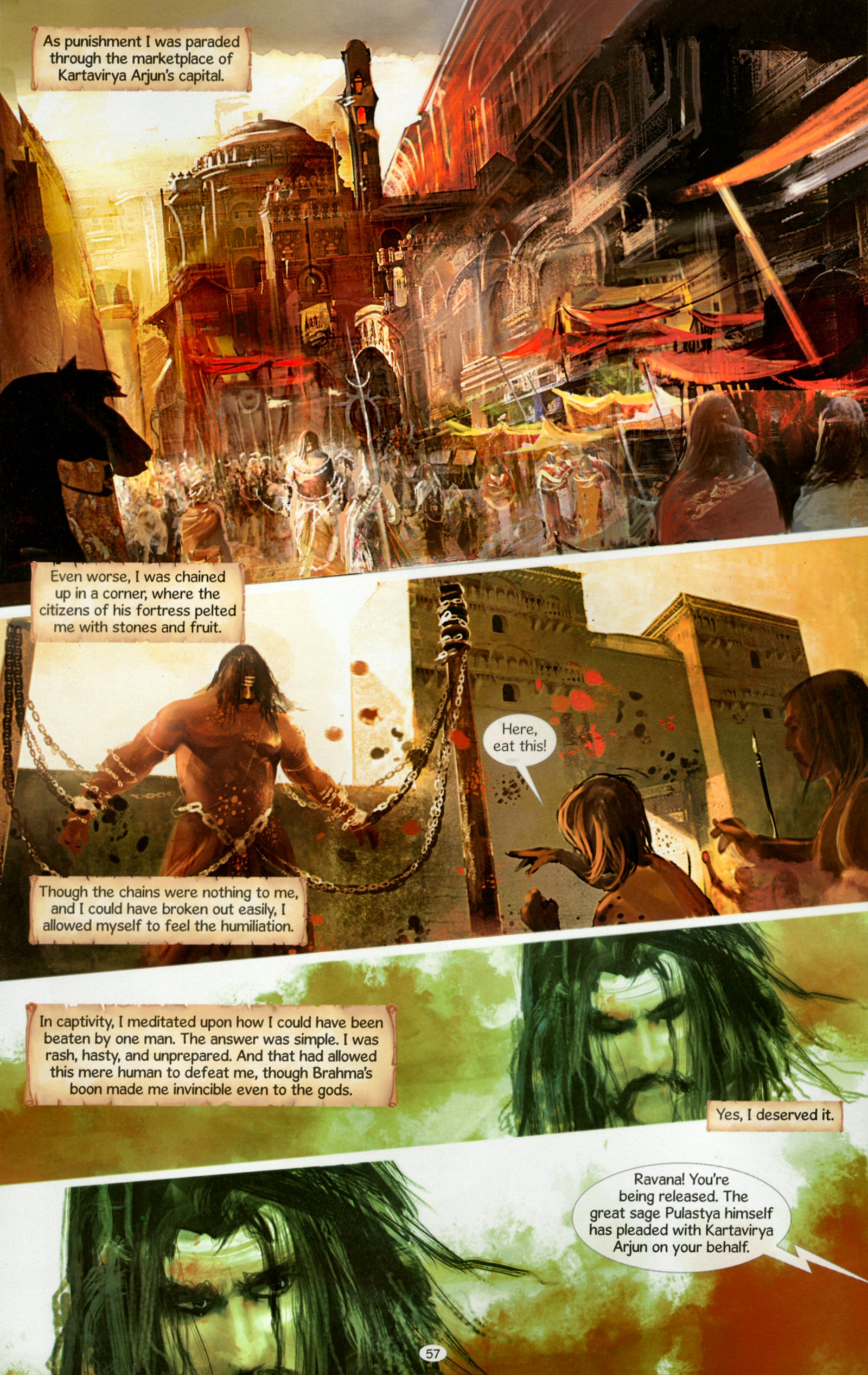 Read online Ravana: Roar of the Demon King comic -  Issue # Full - 60