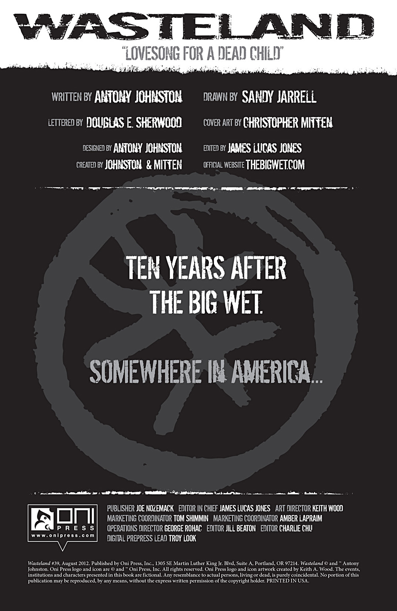 Read online Wasteland (2006) comic -  Issue #39 - 2