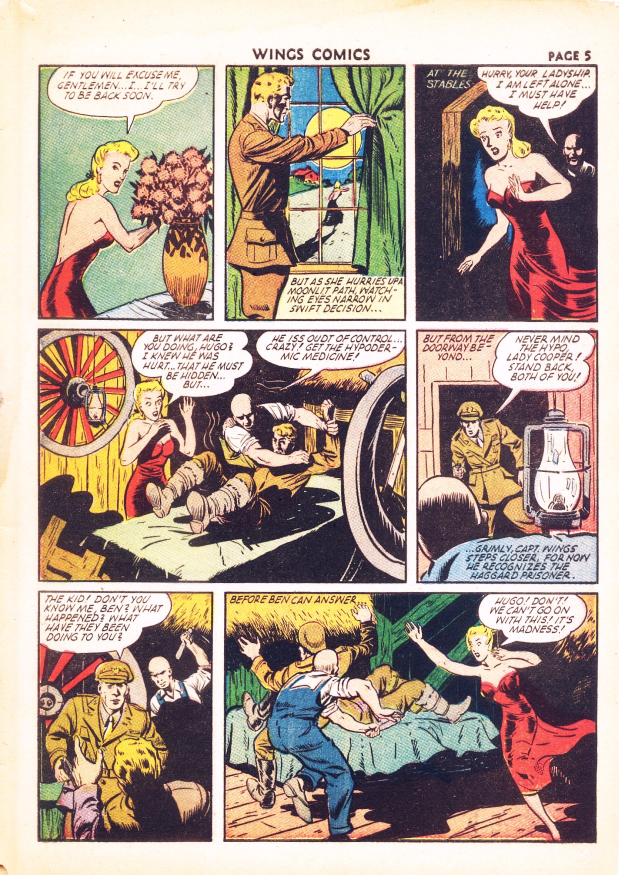 Read online Wings Comics comic -  Issue #31 - 7