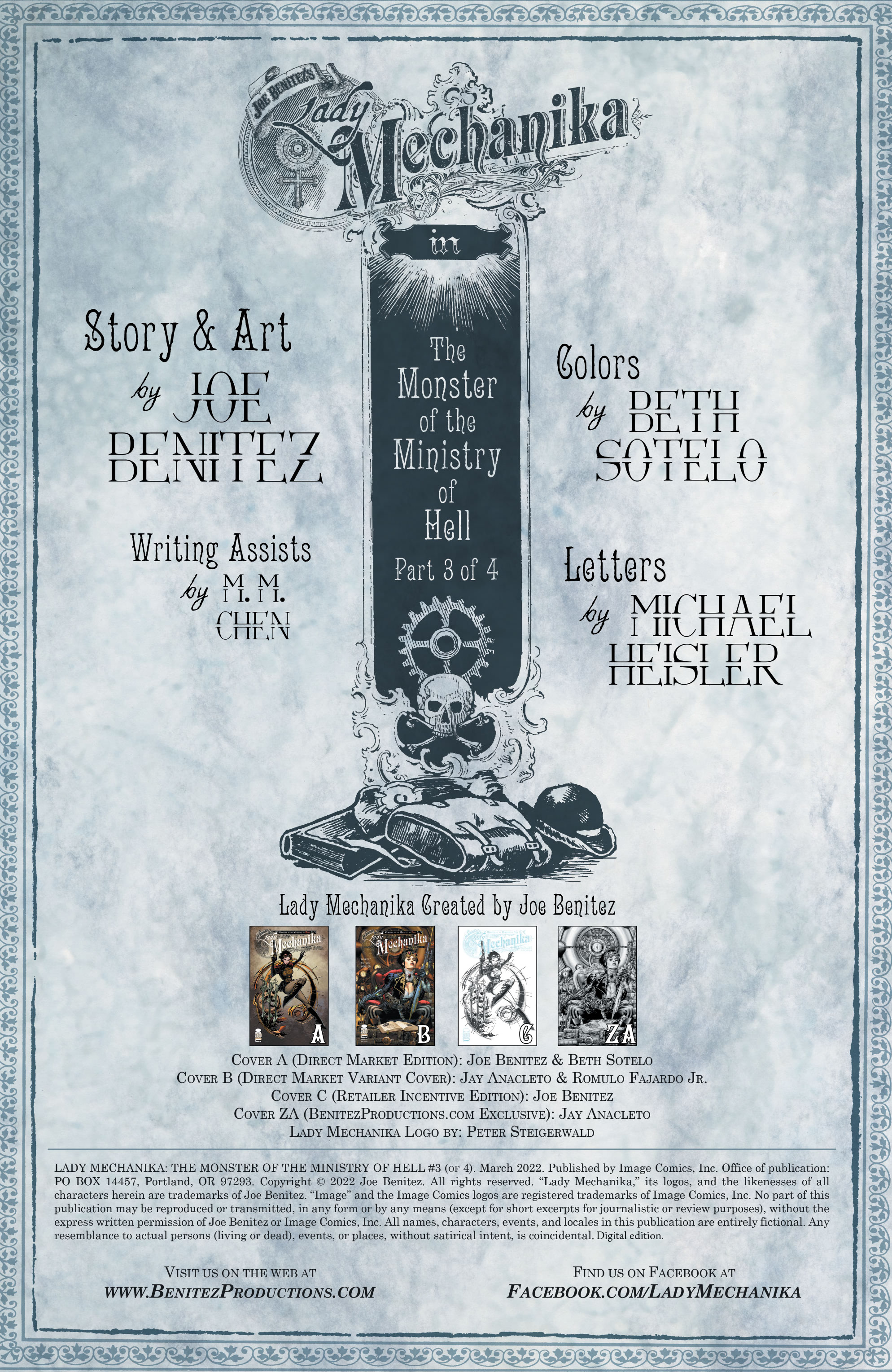 Read online Lady Mechanika: The Monster of The Ministry of Hell comic -  Issue #3 - 2
