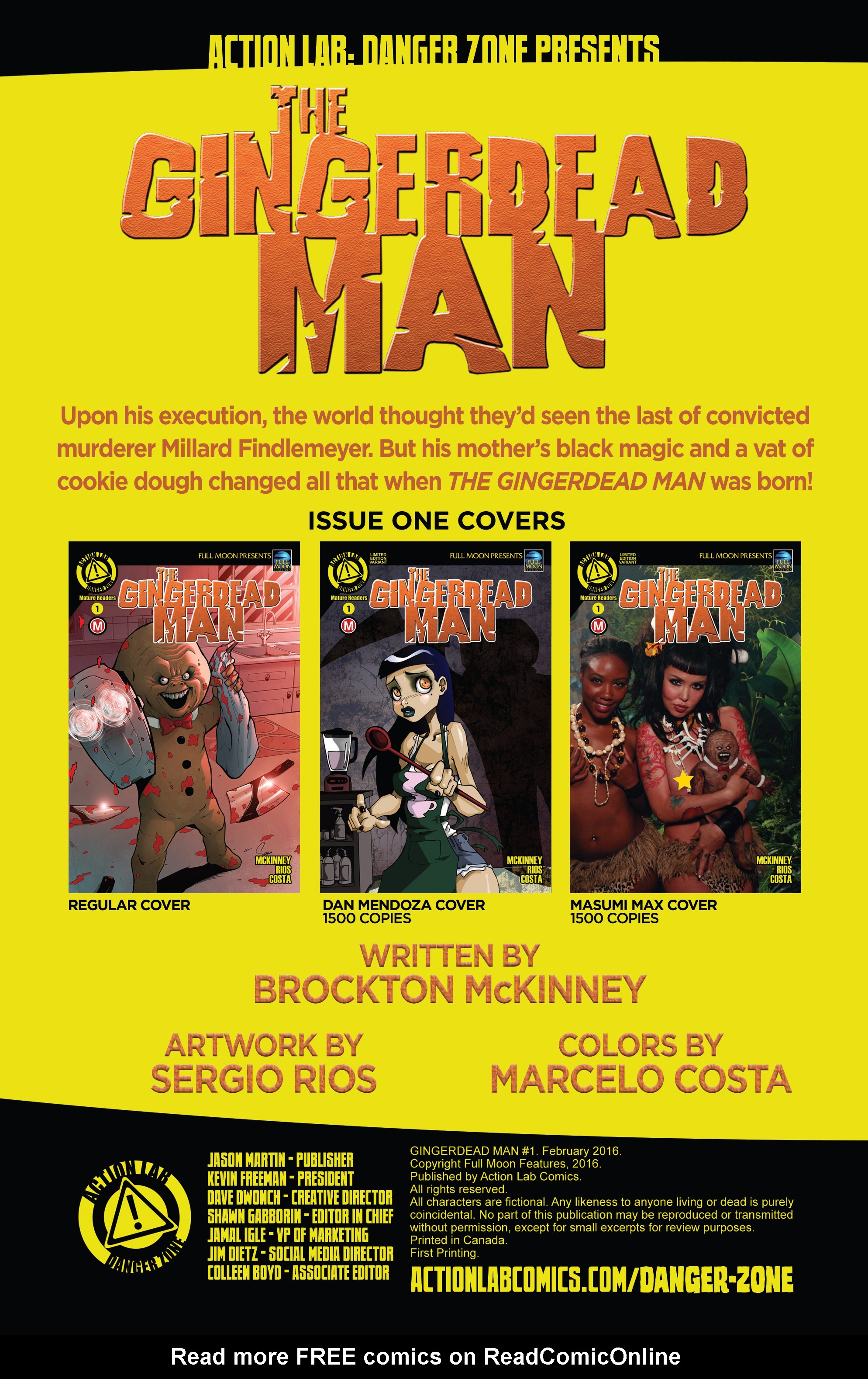 Read online Gingerdead Man comic -  Issue #1 - 2
