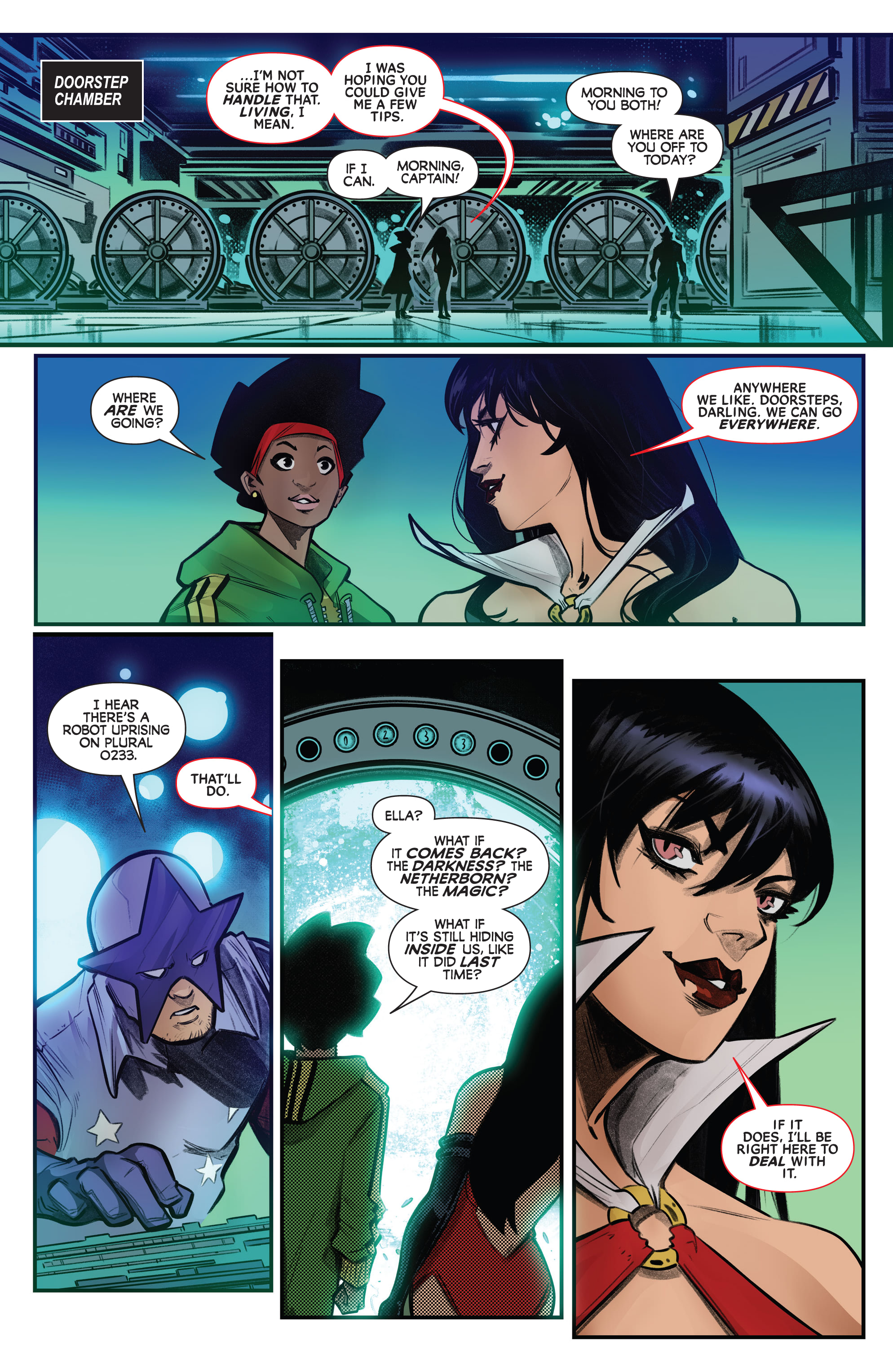 Read online Vampirella Vs. Red Sonja comic -  Issue #5 - 32