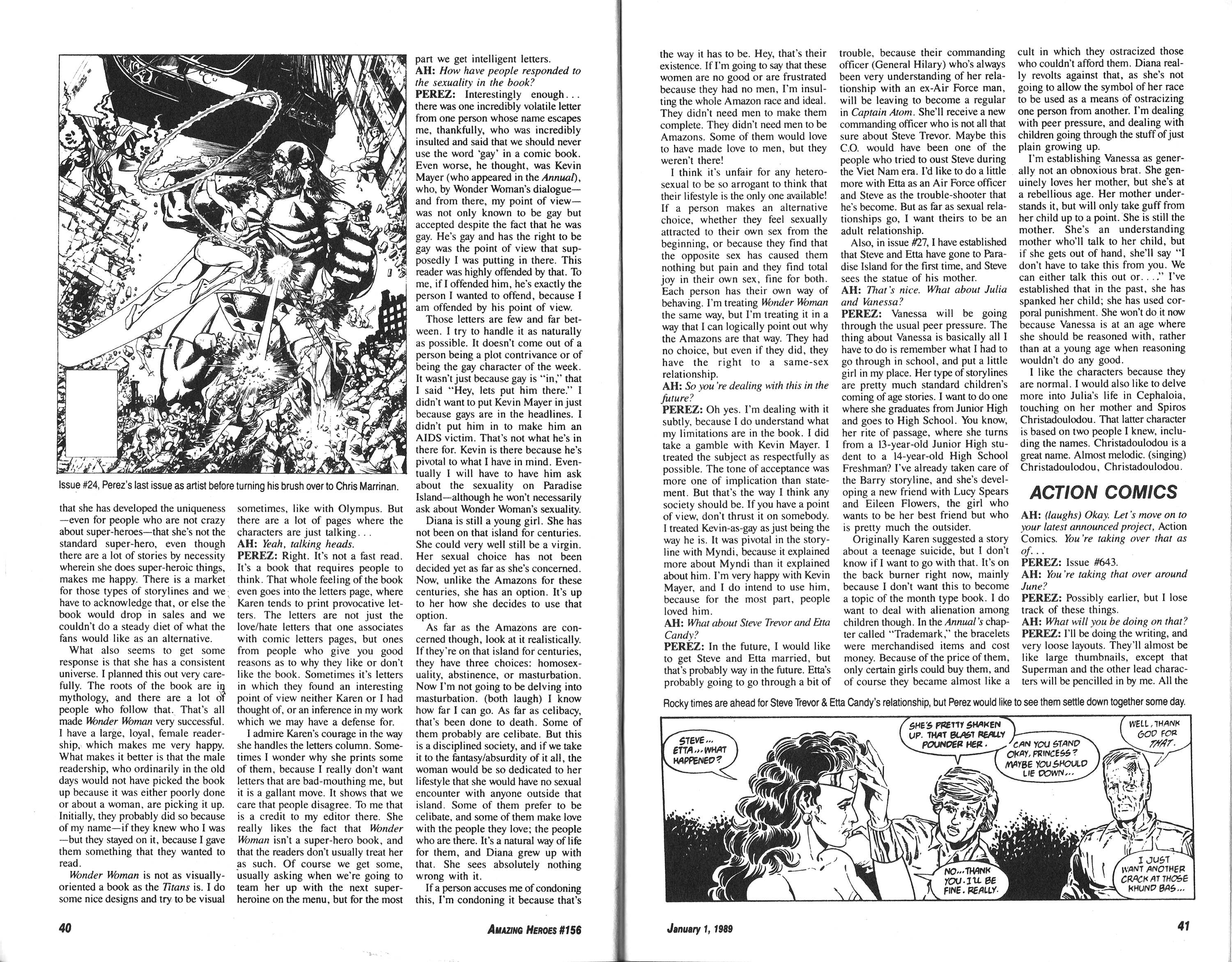 Read online Amazing Heroes comic -  Issue #156 - 21