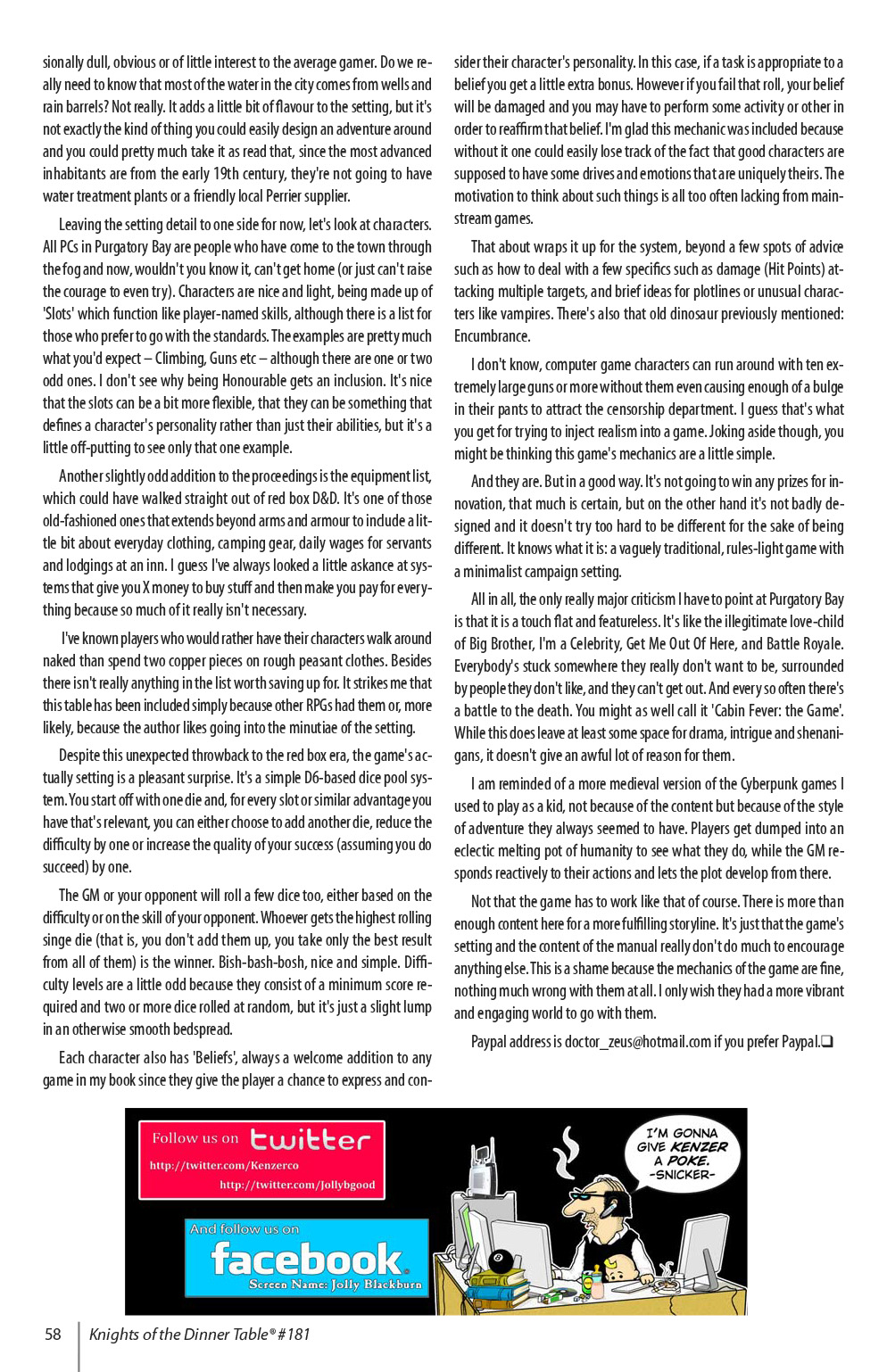 Read online Knights of the Dinner Table comic -  Issue #181 - 60