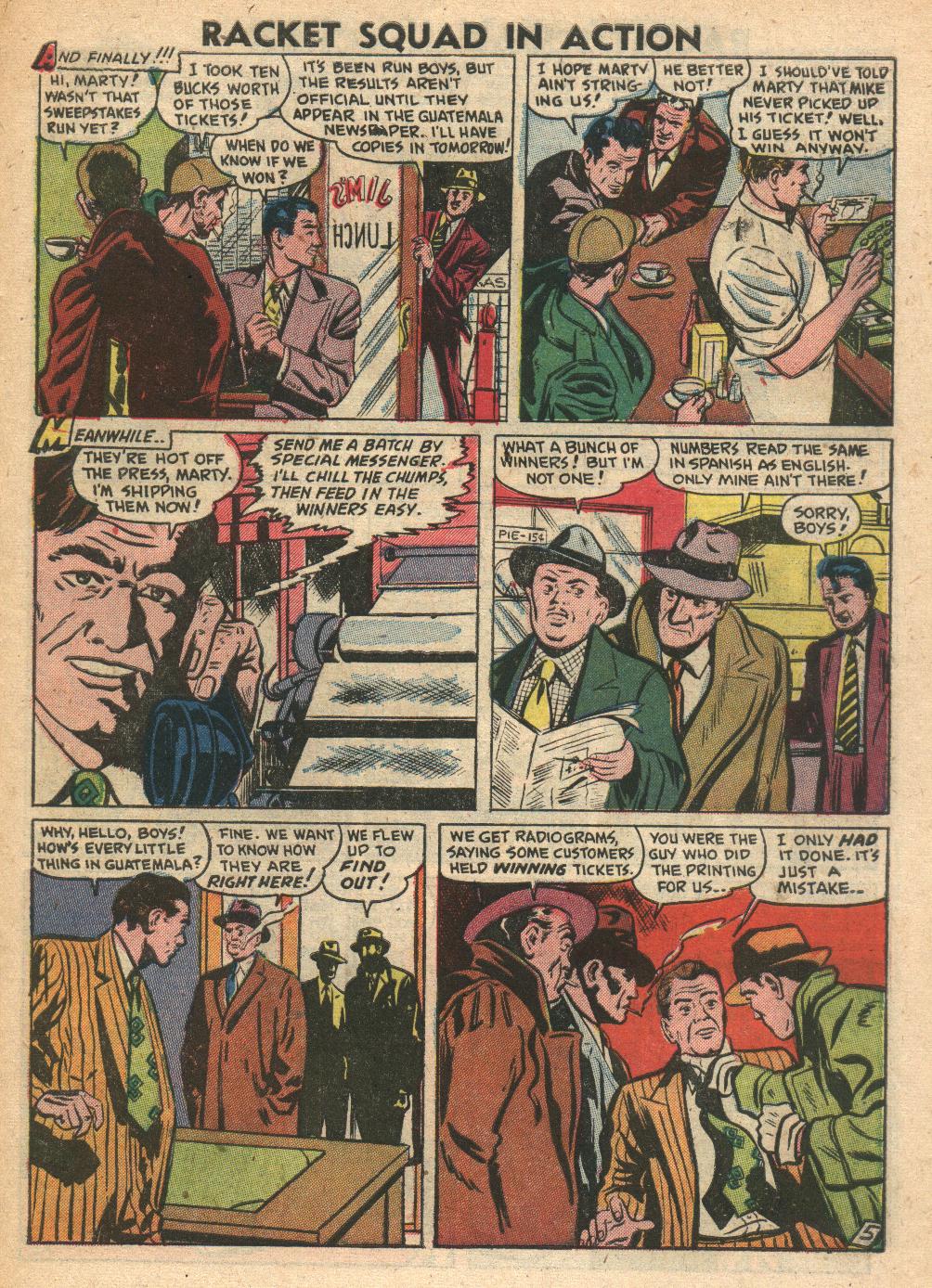 Read online Racket Squad in Action comic -  Issue #1 - 31