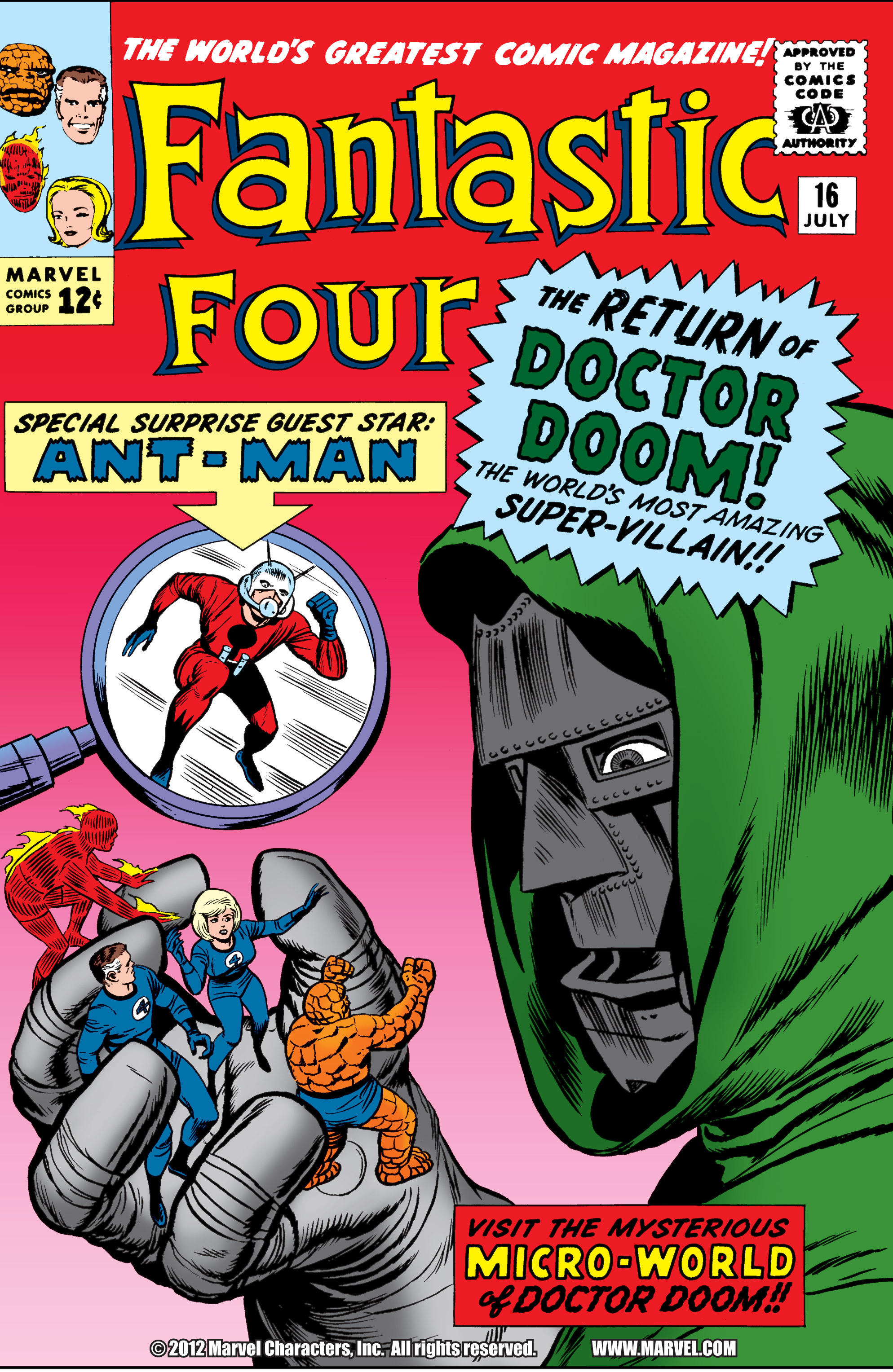 Read online Fantastic Four (1961) comic -  Issue #16 - 1