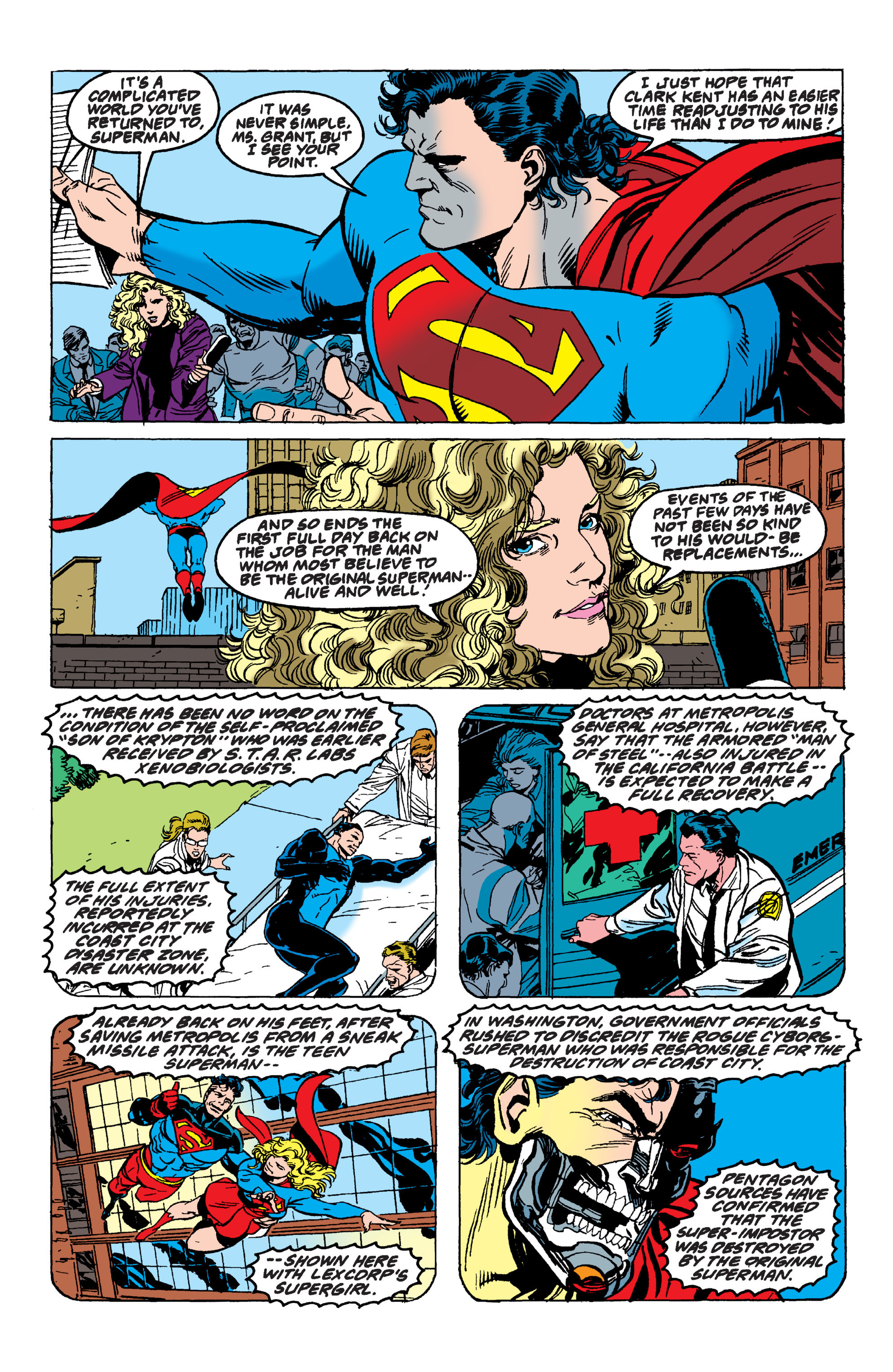 Read online Superman: The Return of Superman comic -  Issue # TPB 2 - 174