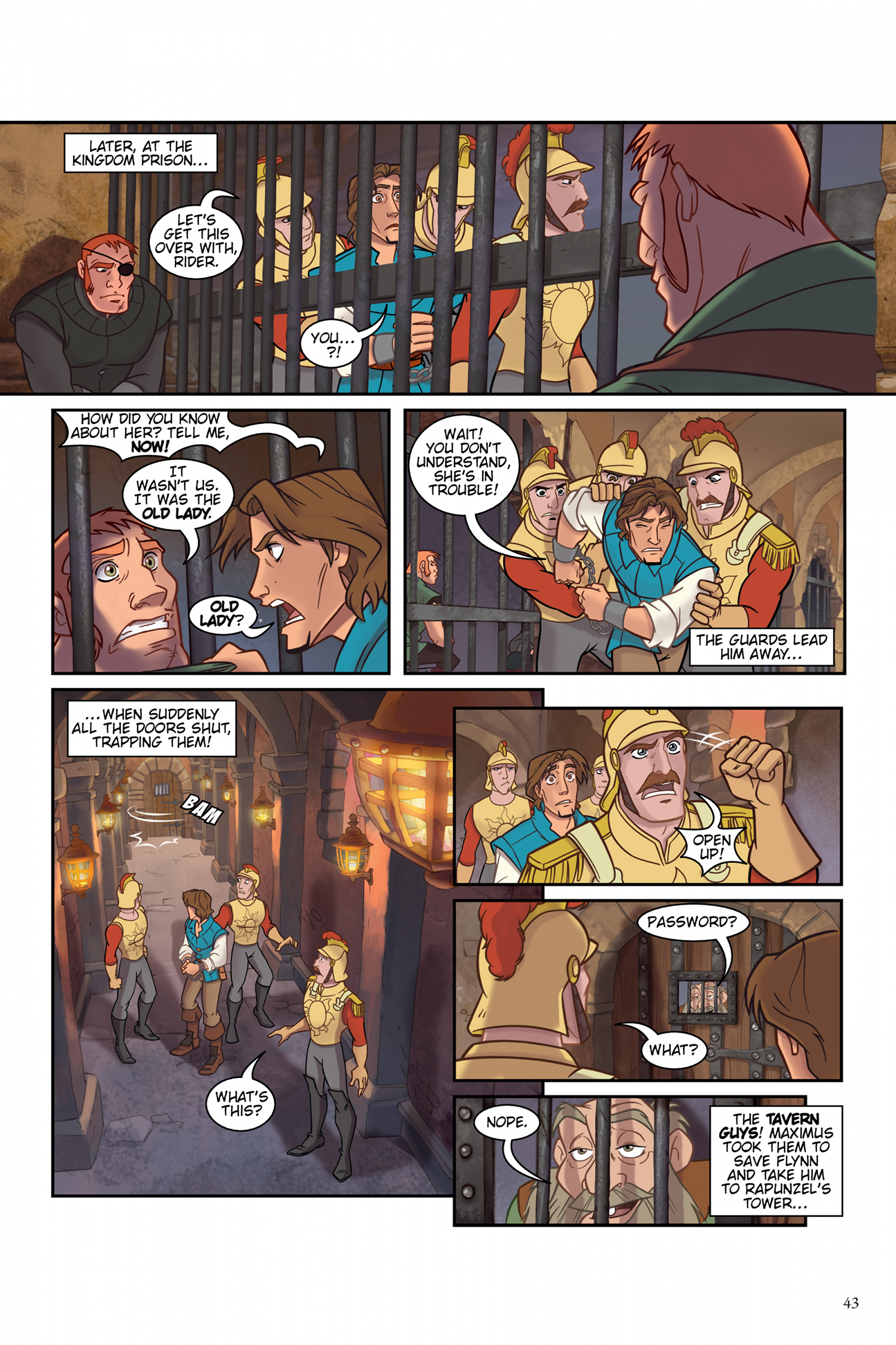 Read online Disney Tangled: The Story of the Movie in Comics comic -  Issue # Full - 45