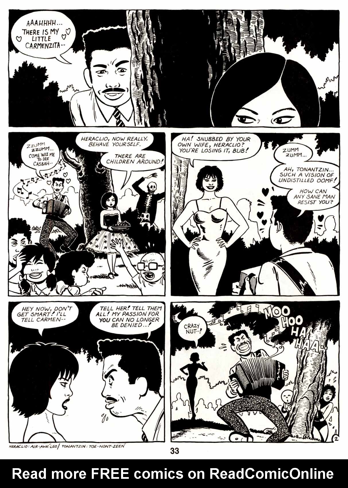 Read online Love and Rockets (1982) comic -  Issue #10 - 35