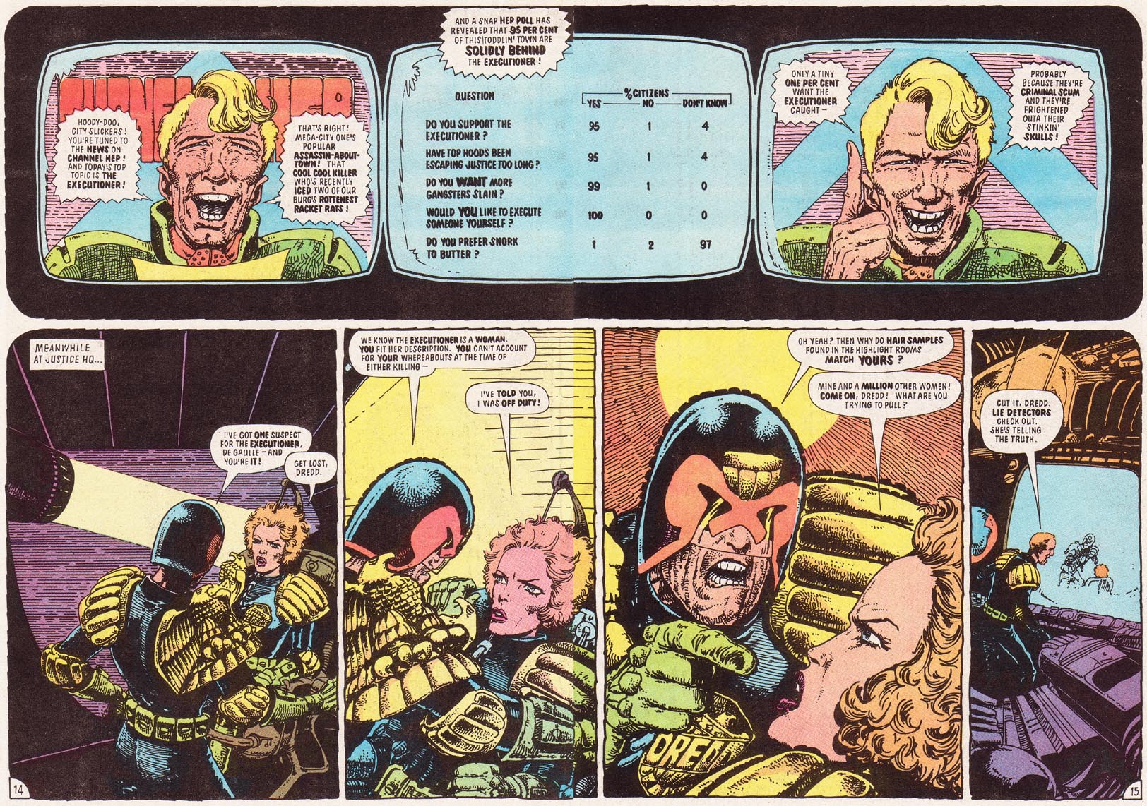 Read online Judge Dredd (1983) comic -  Issue #34 - 14