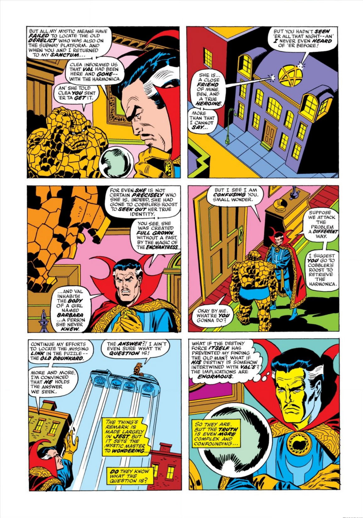 Read online Marvel Masterworks: Marvel Two-In-One comic -  Issue # TPB 1 (Part 2) - 67