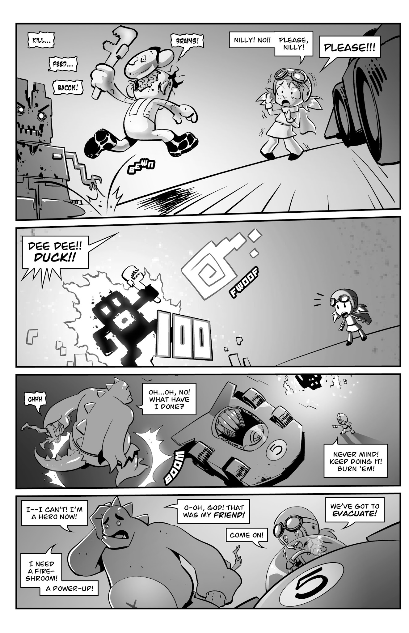 Read online 8-Bit Zombie comic -  Issue # Full - 21